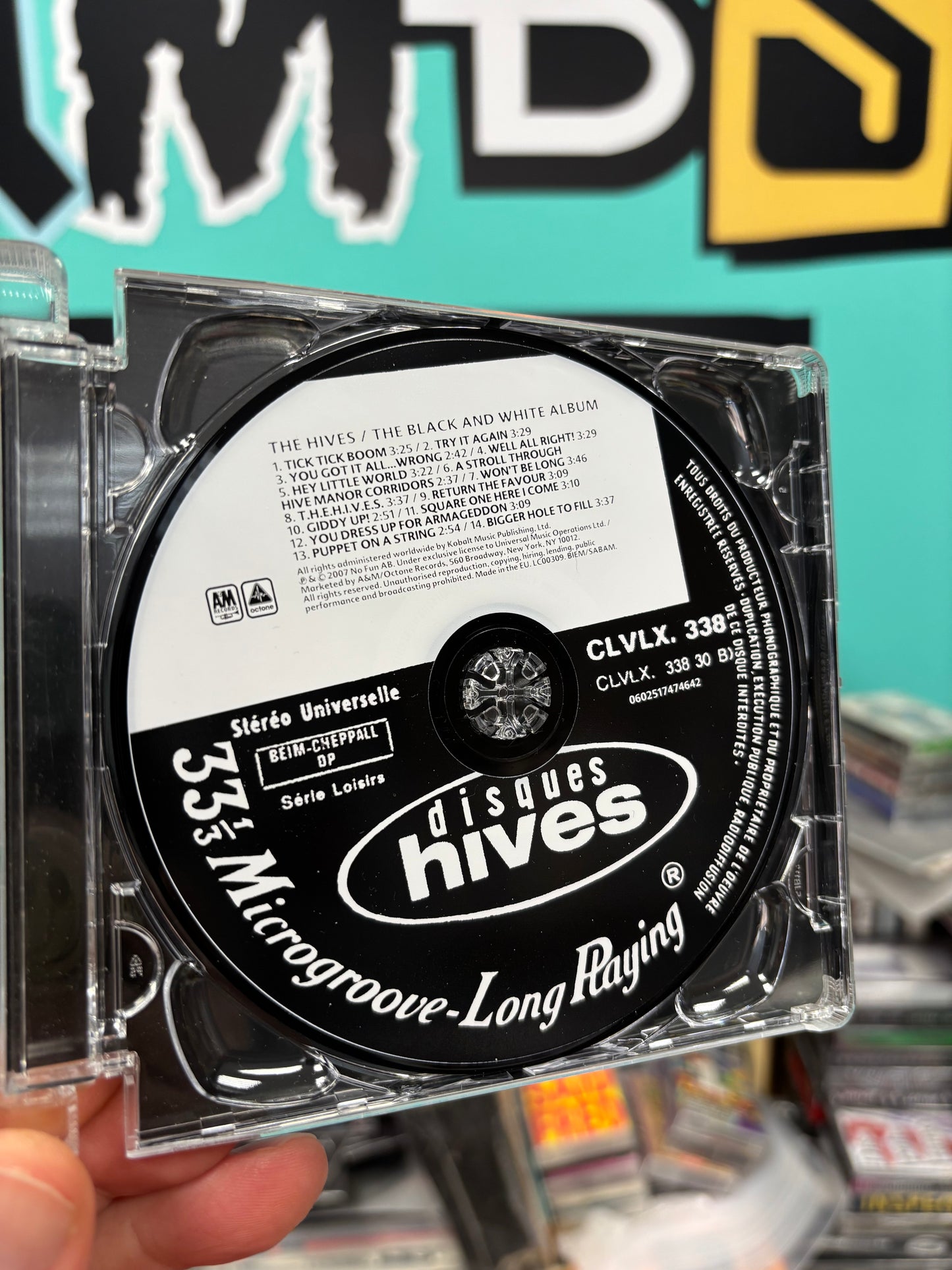 The Hives: The Black And The White Album, CD, Black Disc, Super Jewel Box, A&M Octone Records, Europe 2007