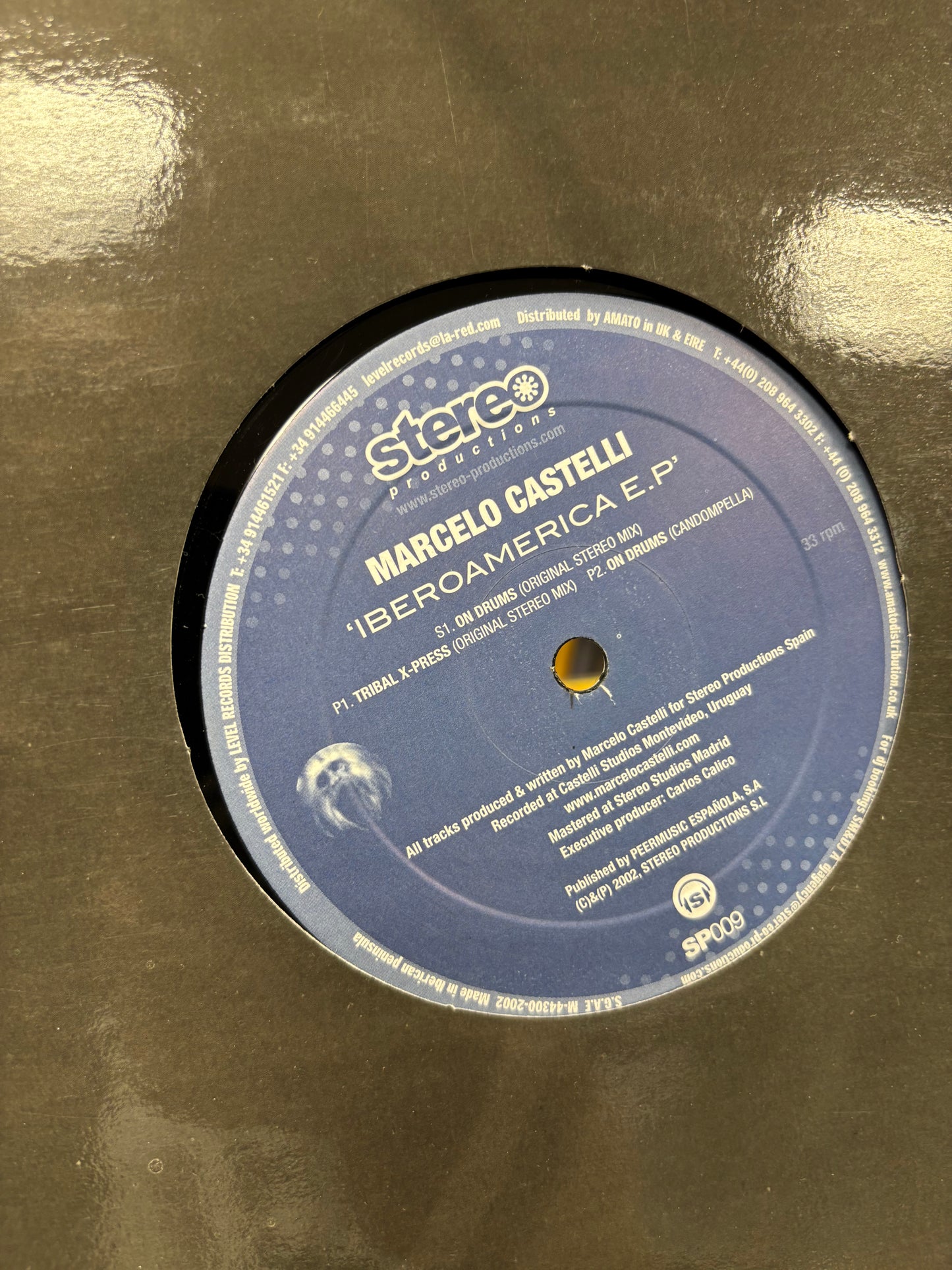 Marcelo Castelli: Iberoamerica E.P., 12inch, Only official pressing, Stereo Productions, Spain 2002