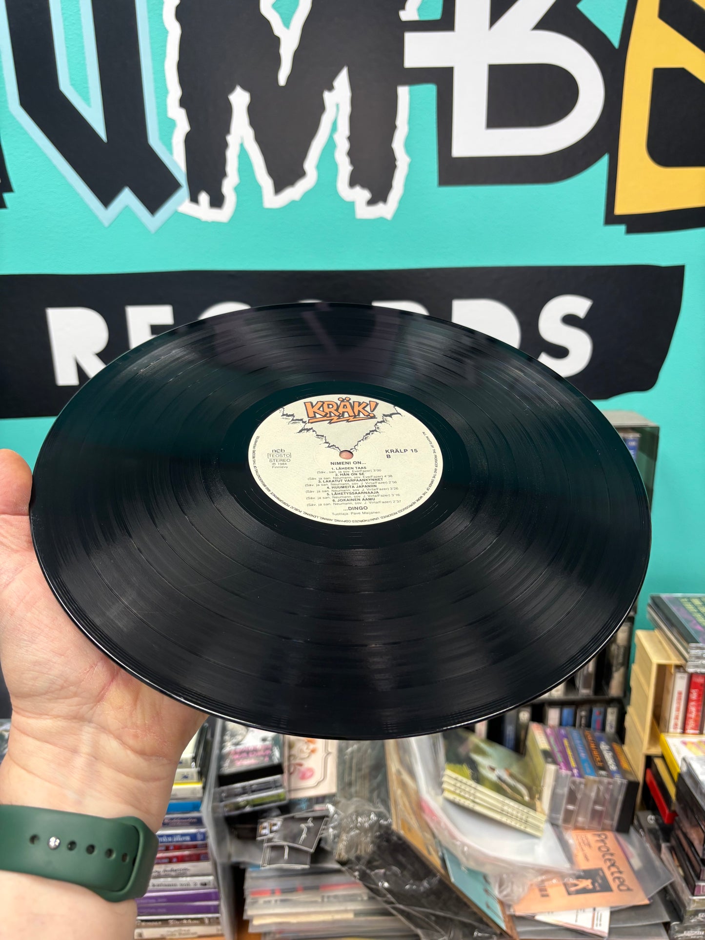 Dingo: Nimeni On Dingo, LP, 1st pressing, Kräk!, Finland 1984