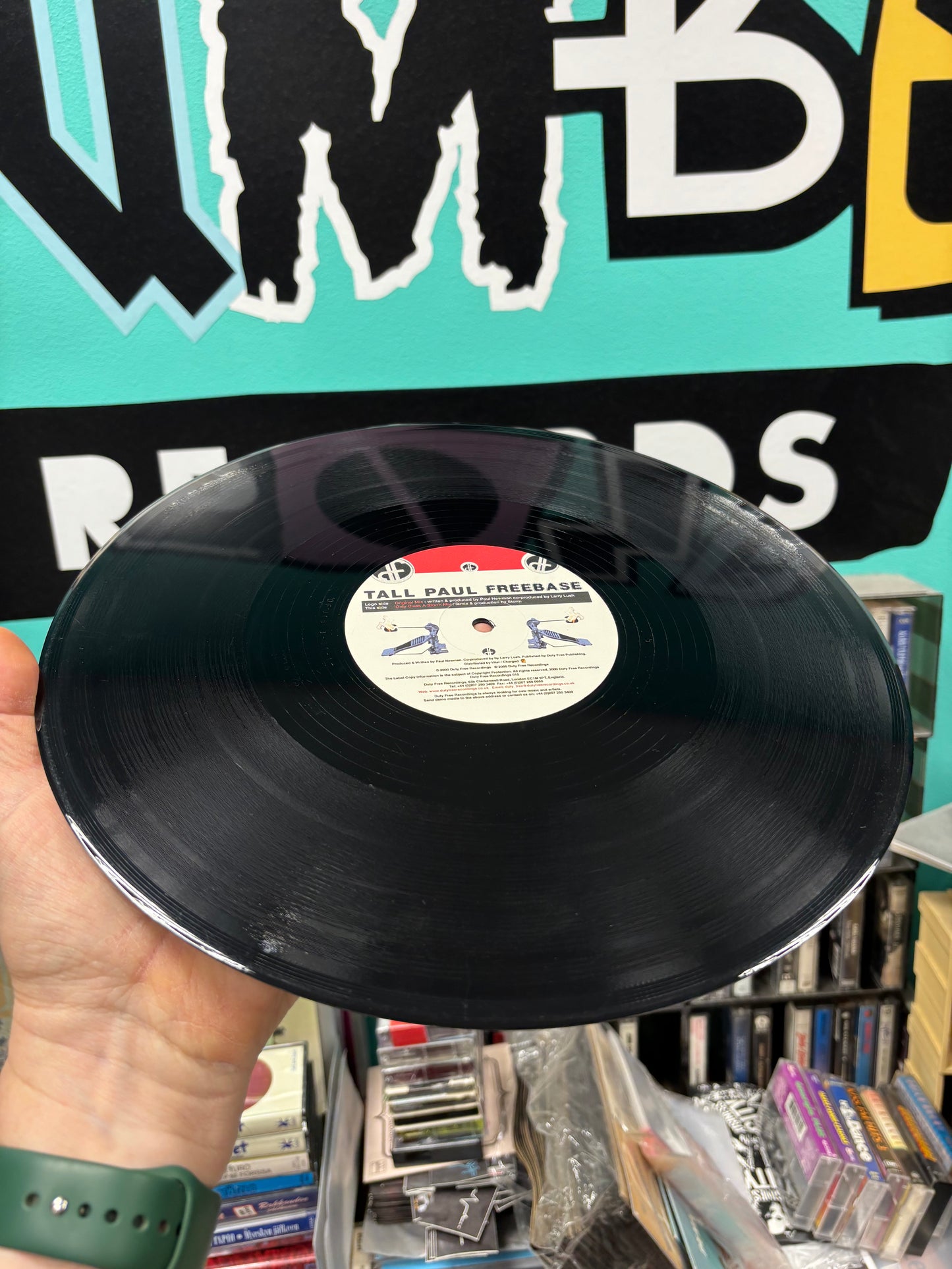 Tall Paul: Freebase, 12inch, 1st pressing, Duty Free Recordings, UK 2000