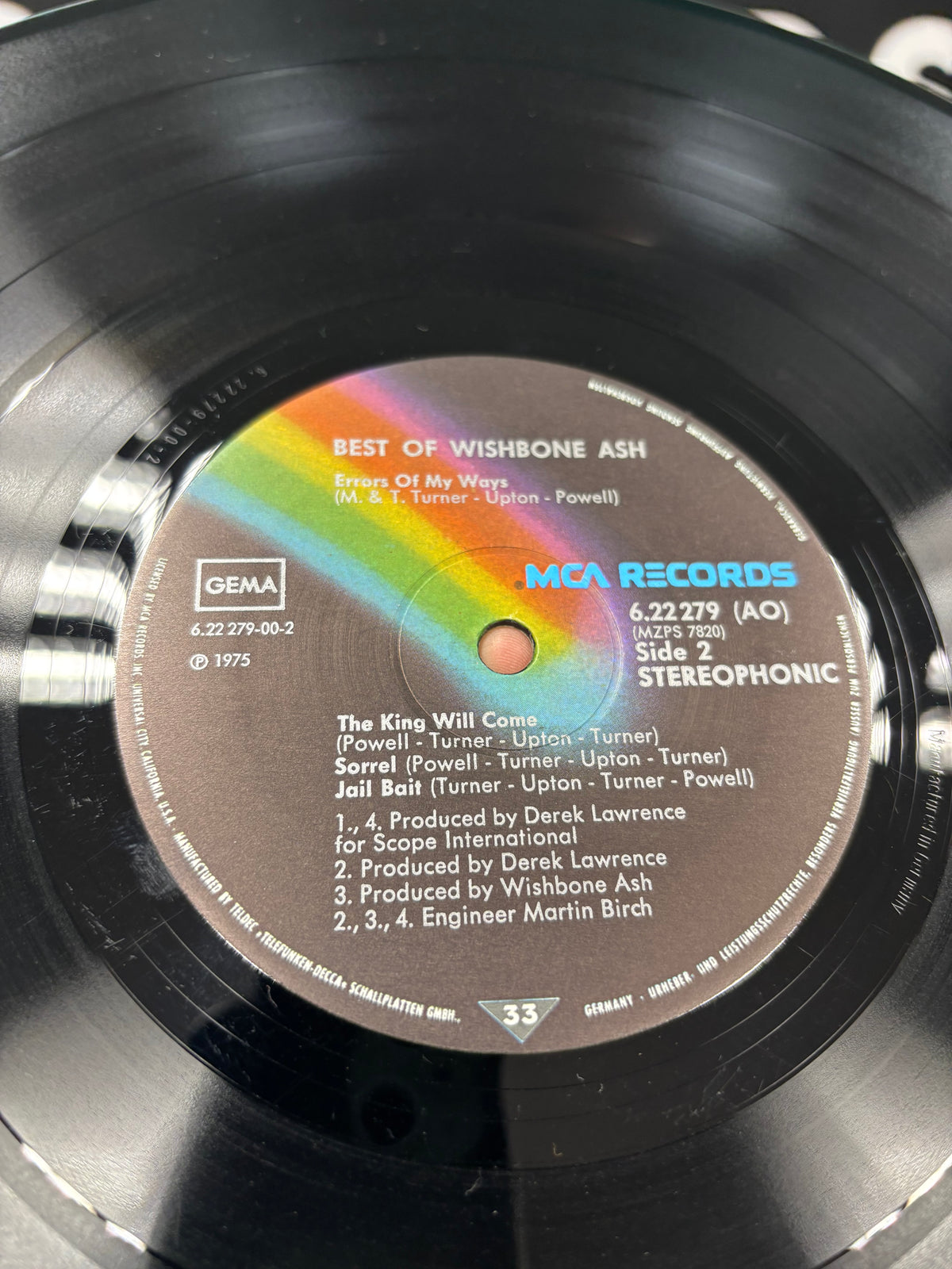 Wishbone Ash: Best Of Wishbone Ash, LP, compilation, MCA Records, Germany 1975