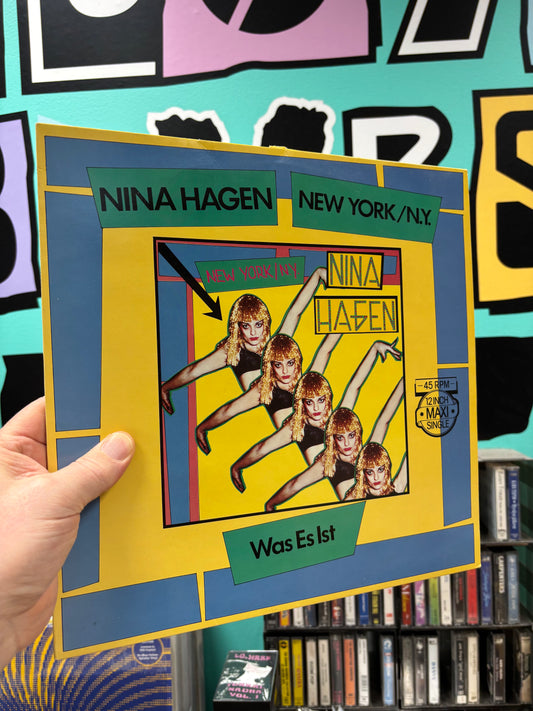 Nina Hagen: New York/N.Y and Was Es Ist, 12inch, CBS, Europe 1983