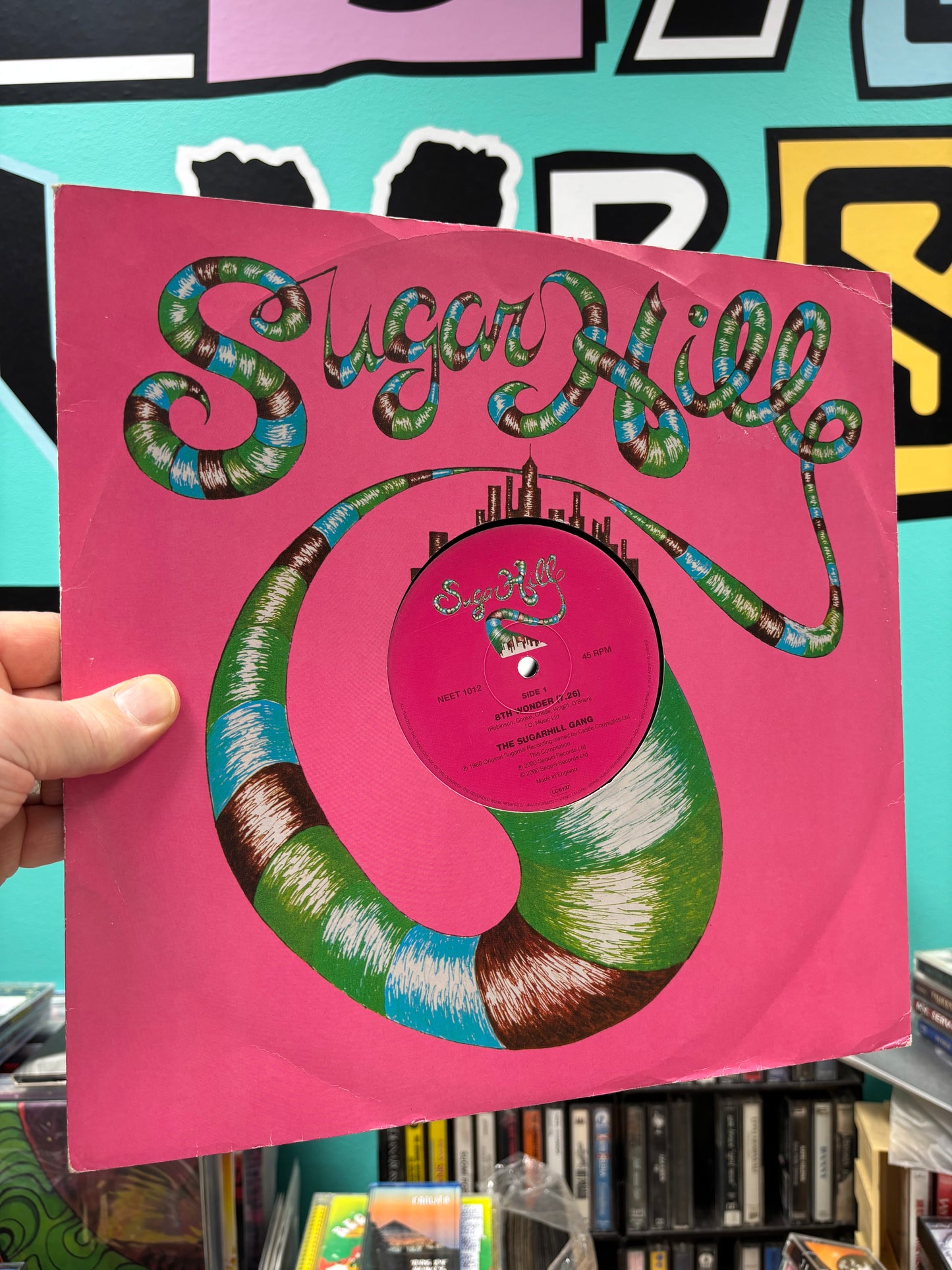 The Sugarhill Gang: 8th Wonder/Showdown, 12inch, reissue, Sequel Records, UK 2000