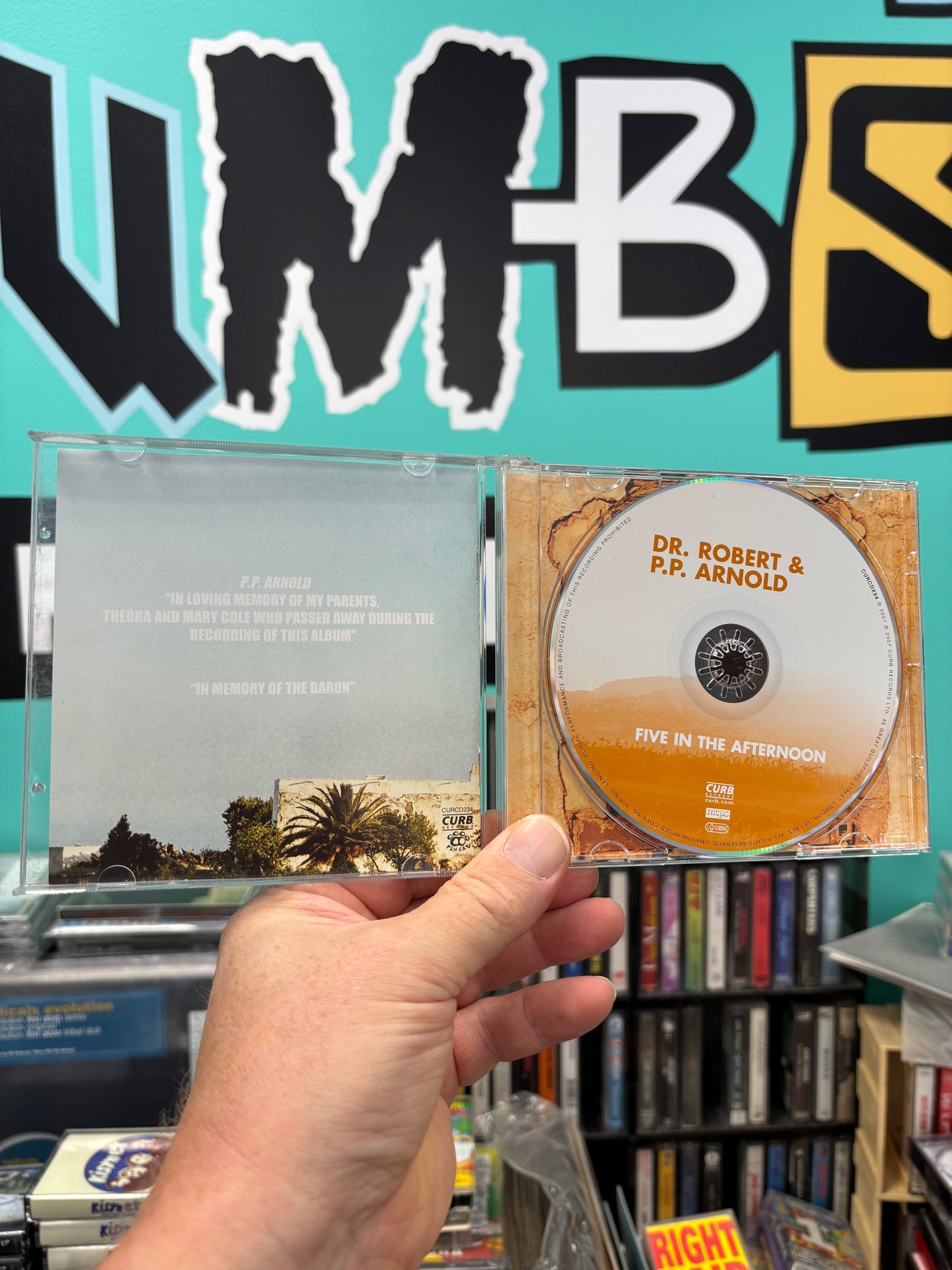 Dr. Robert & P.P. Arnold: Five In The Afternoon, CD, Only CD pressing, Curb Records, UK 2007