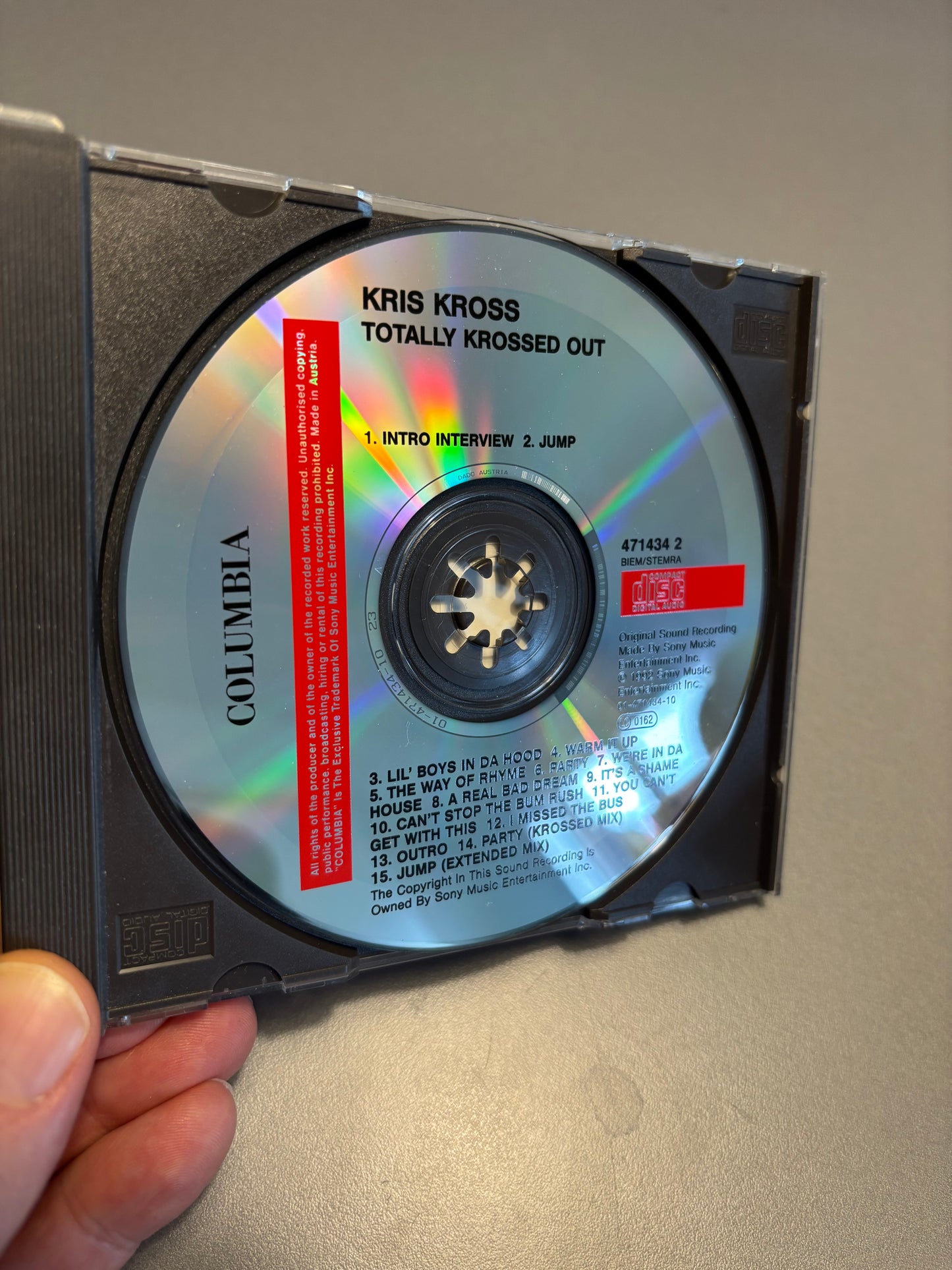 Kriss Kross: Totally Krossed Out, CD, Columbia, Ruffhouse Records, Europe 1992