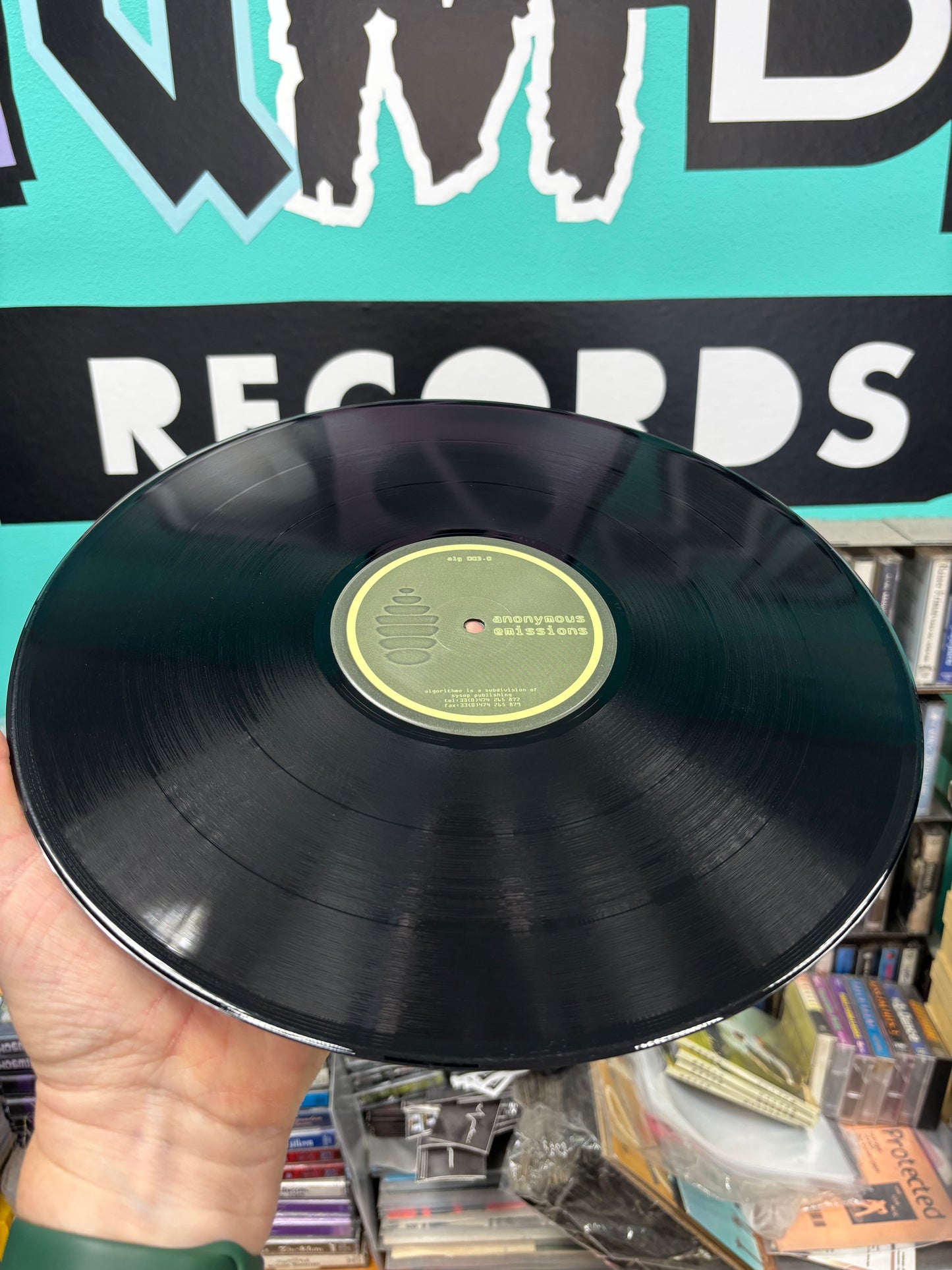 Anonymous: Emissions, 12inch, Only pressing, Algorithme, France 1997