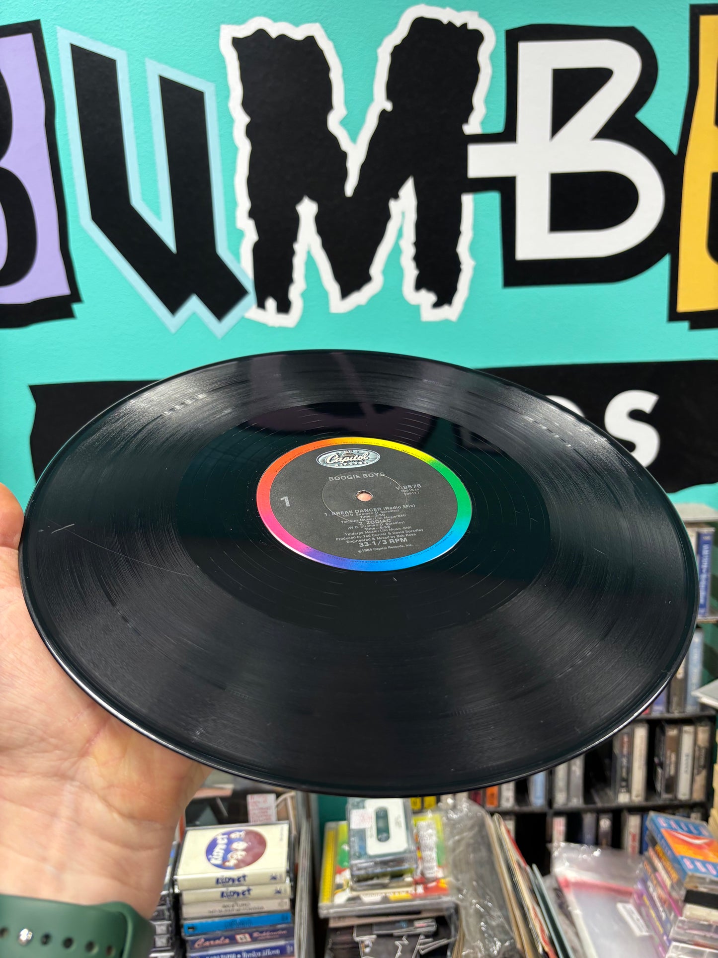 The Boogie Boys: Zodiac/Break Dancer/Shake And Break, 12inch, 1st pressing, Capitol Records, US 1984