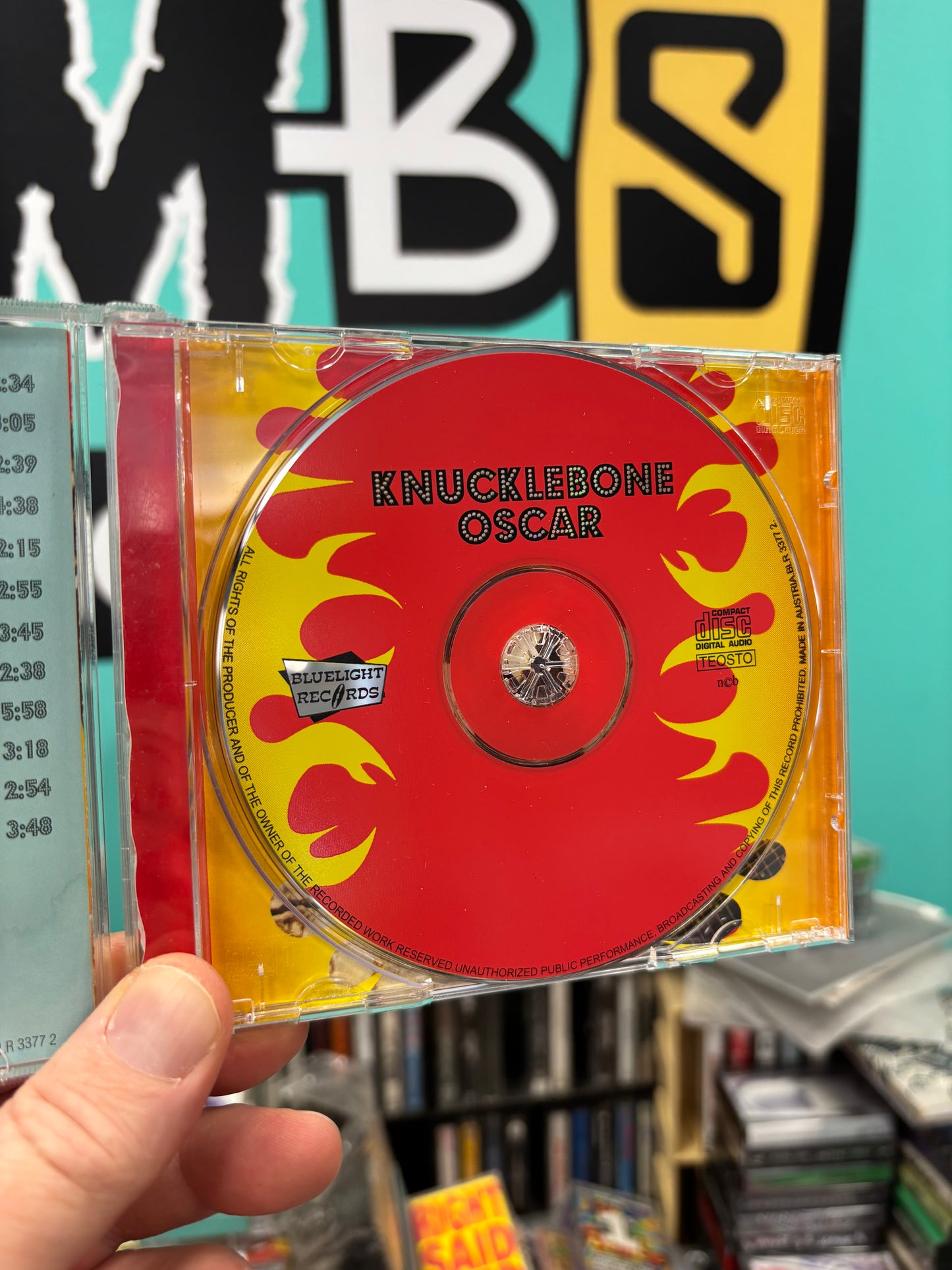 Knucklebone Oscar: Songs From My Heart, CD, Only pressing, Bluelight Records, Finland 2001
