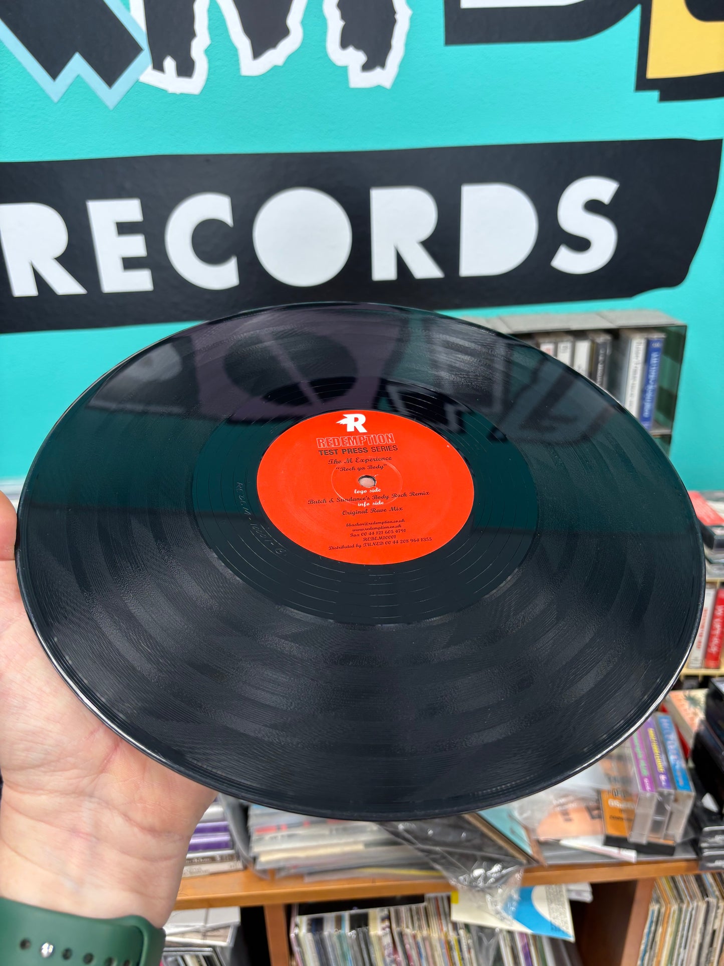 The M. Experience: Rock Ya Body, 12inch, Only official pressing, Test Press Series, Limited Edition, Redemption, UK 2001