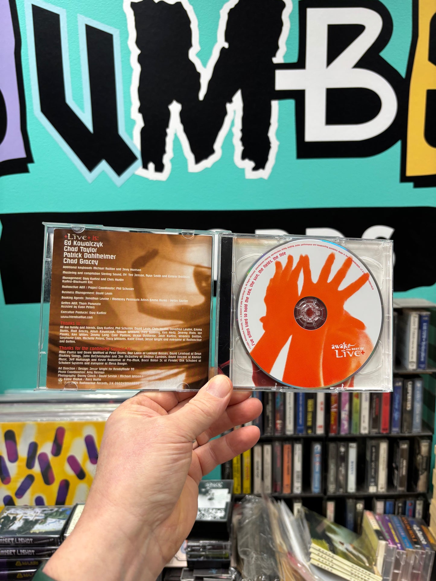 Live: Awake - The Best Of, CD, DVD, compilation, reissue, EDC Germany, Radioactive, Europe year?