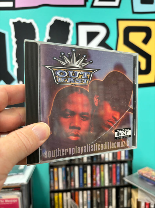 OutKast: Southernplayalisticadillacmuzik, CD, repress, Sonopress USA, LaFace Records, US Year?