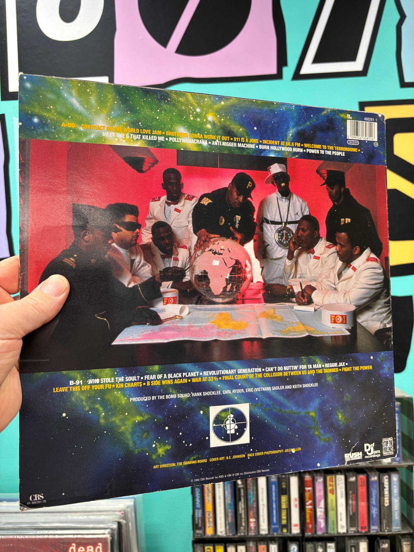 Public Enemy: Fear Of A Black Planet, LP, Def Jam Recordings, CBS, Europe 1990