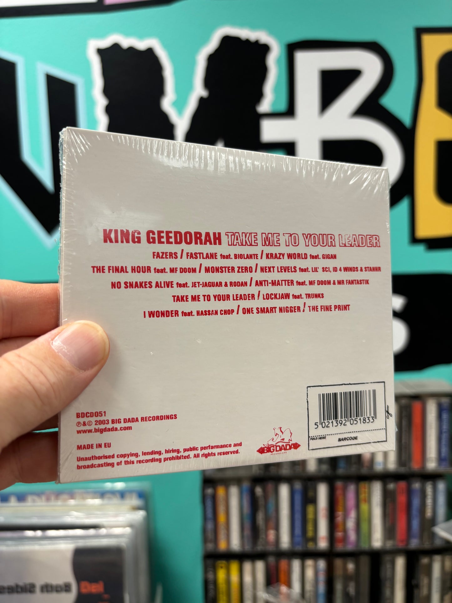 HULLU VARASTOALE -20%‼️‼️‼️King Geedorah: Take Me To Your Leader, reissue, CD, Digisleeve, Big Dada Recordings, Europe 2020