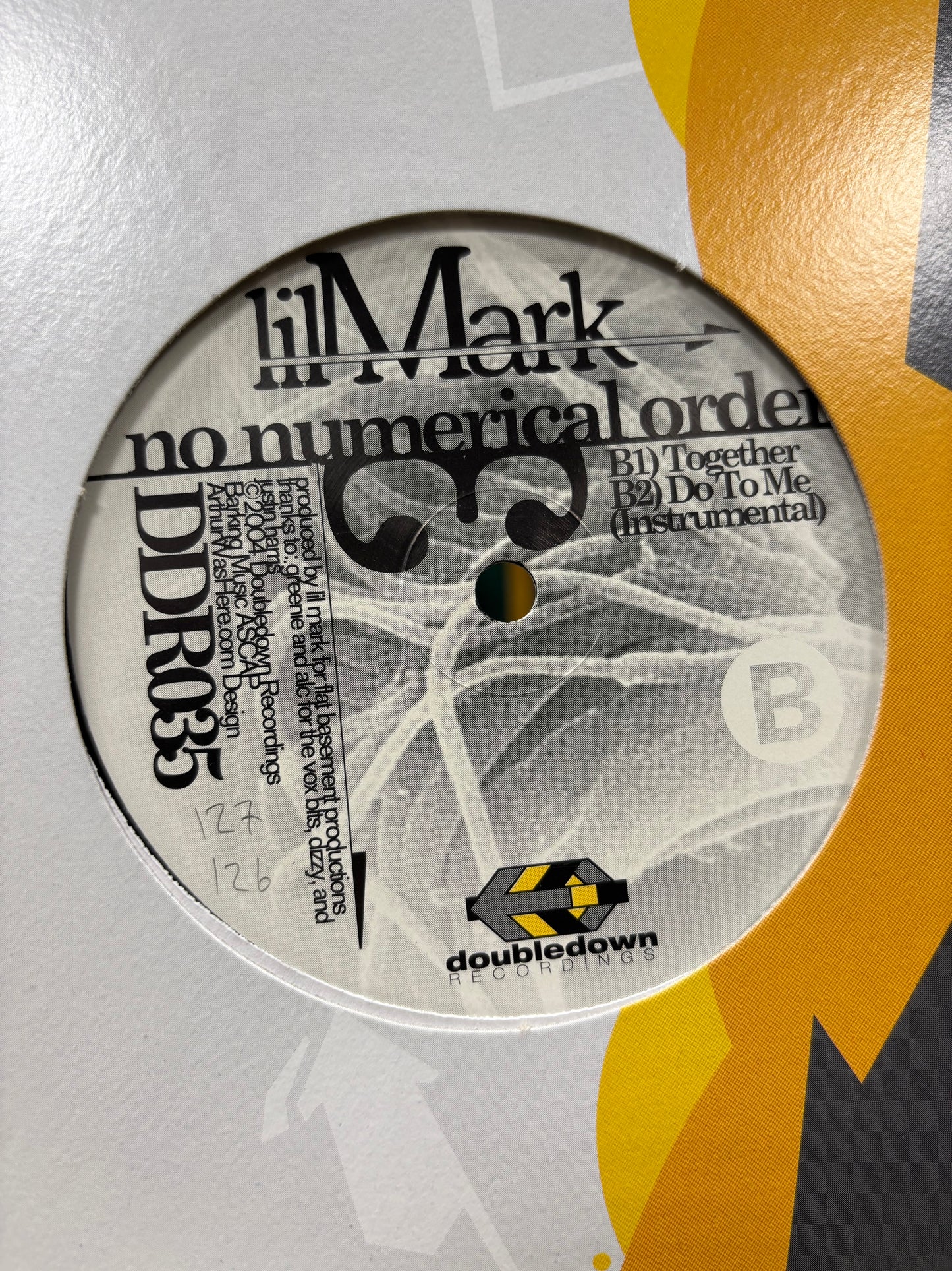 Lil Mark: No Numerical Order, 12inch, Only pressing, Doubledown Recordings, US 2005