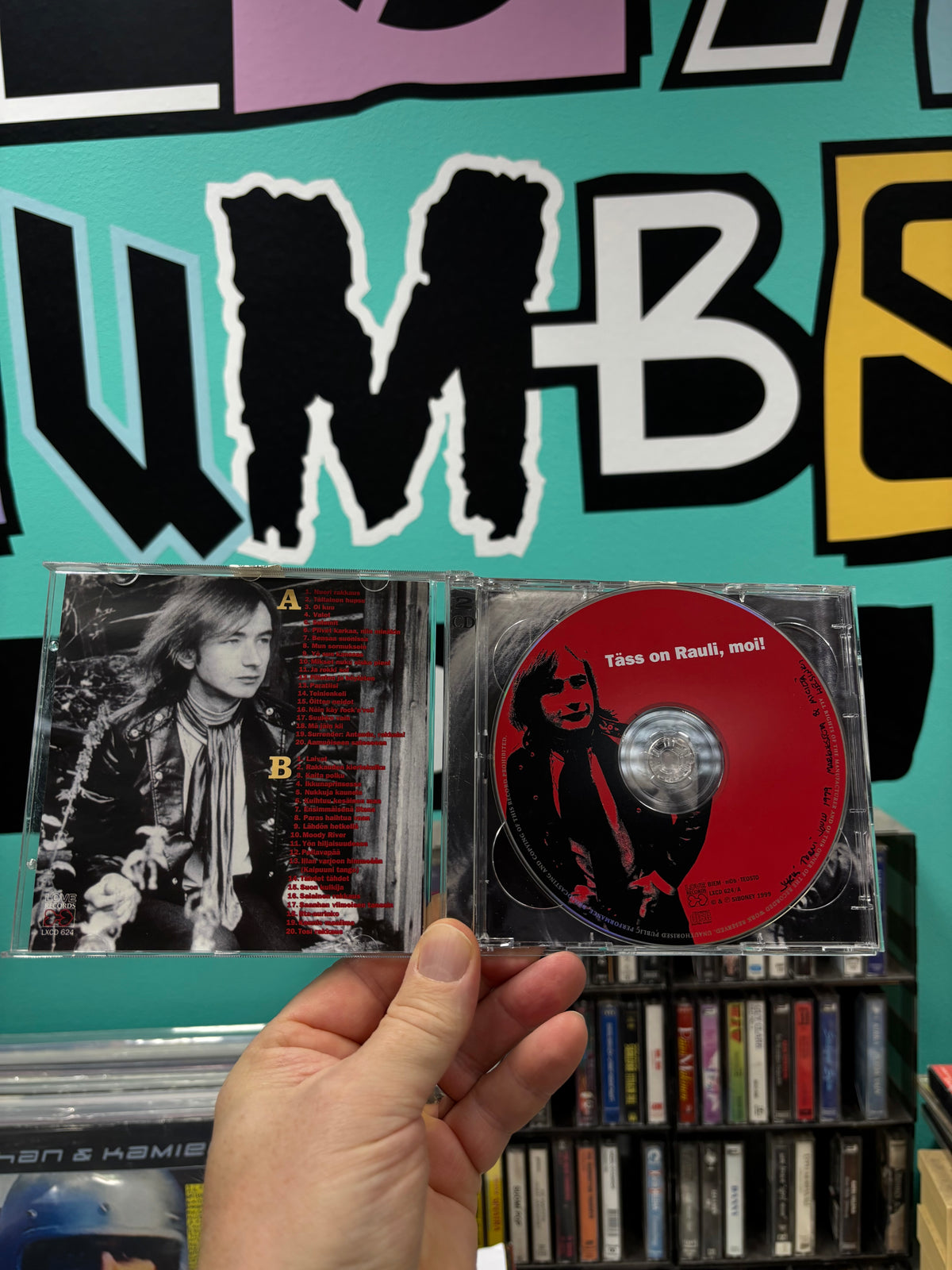 Rauli Badding Somerjoki: Täss On Rauli, Moi!, 2CD, 1st pressing, Love Records, Siboney, Finland 1999