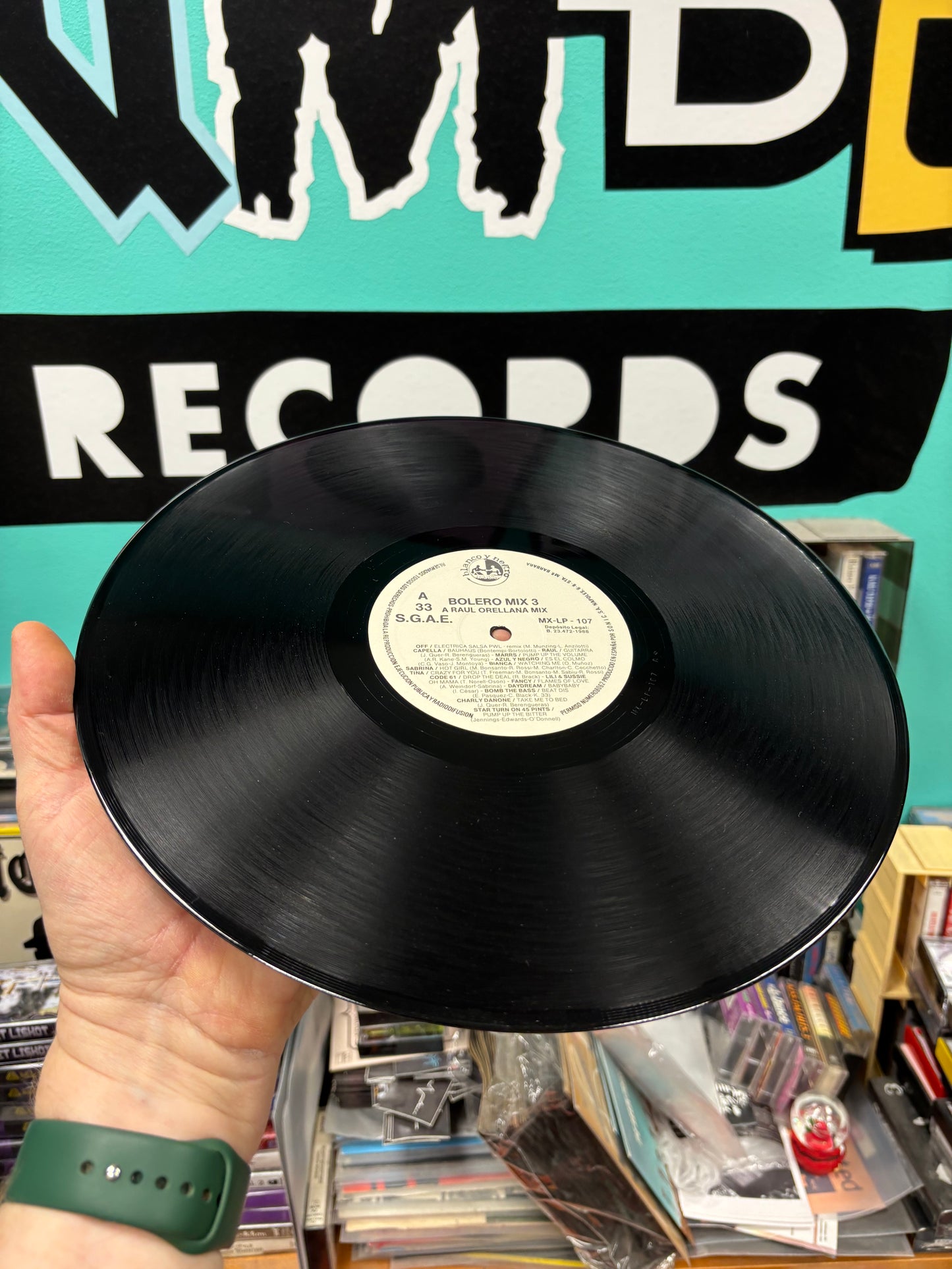 Bolero Mix 3, LP, 1st pressing, gatefold, Compilation, Partially Mixed, Blanco Y Negro, Spain 1988