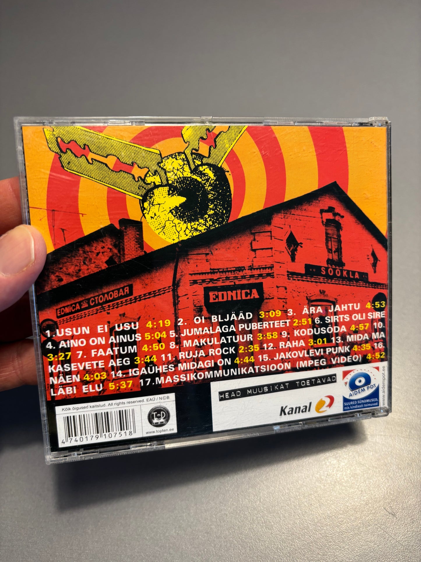 Päratrust - Troinoi, CD, Only CD pressing, Compilation, Enhanced, TopTen, Estonia 2000