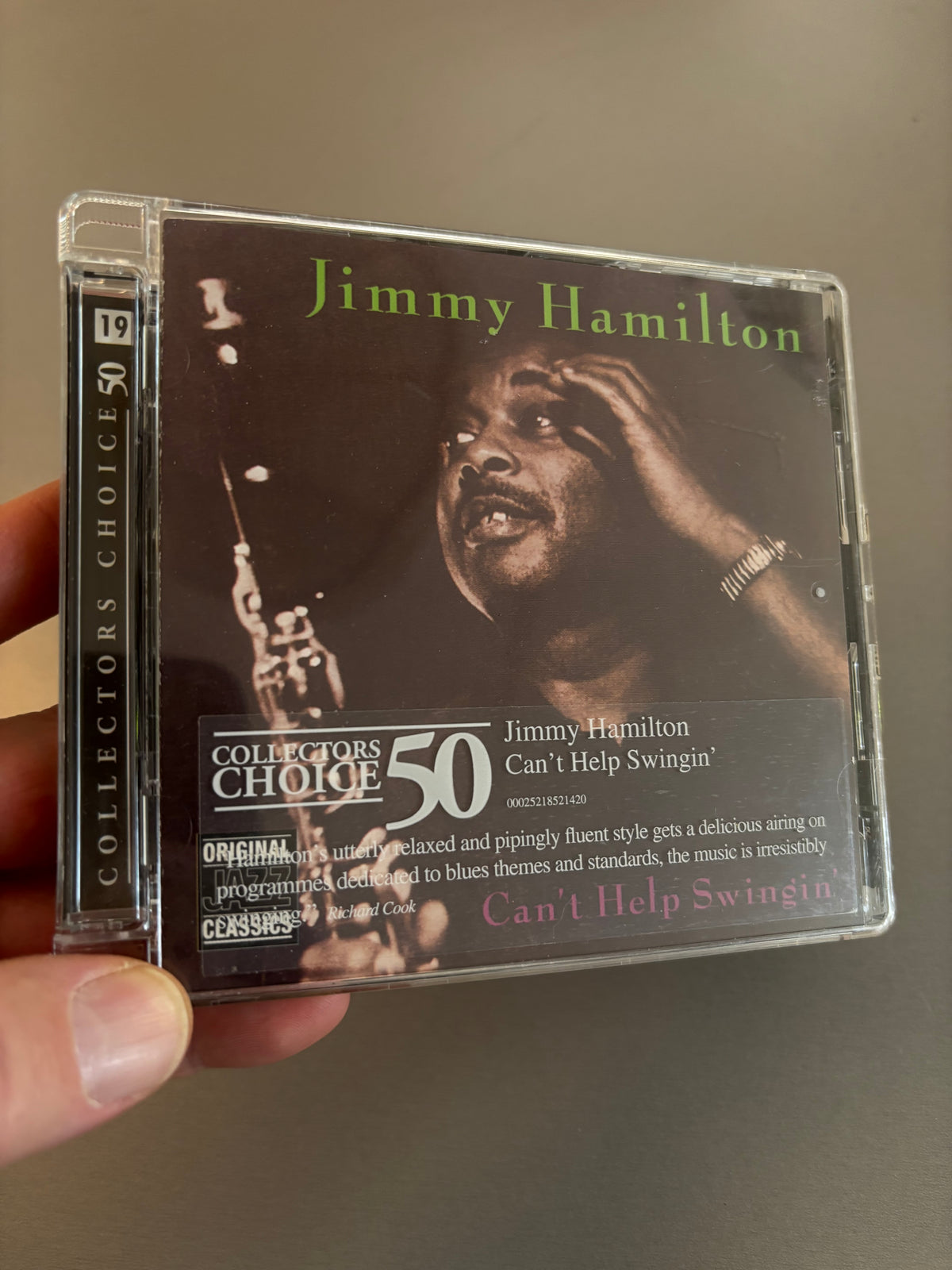 Jimmy Hamilton: Can’t Help Swingin’, CD, compilation, reissue, remastered, Super Jewel Box, Prestige Swingville, Original Jazz Classics, Europe 2009