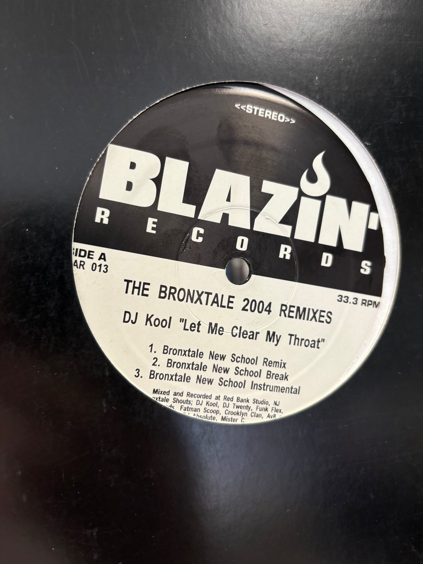 DJ Kool: Let Me Clear My Throat (2004 The Bronxtale Remixes), 12inch, reissue, Blazin’ Records, US 2004