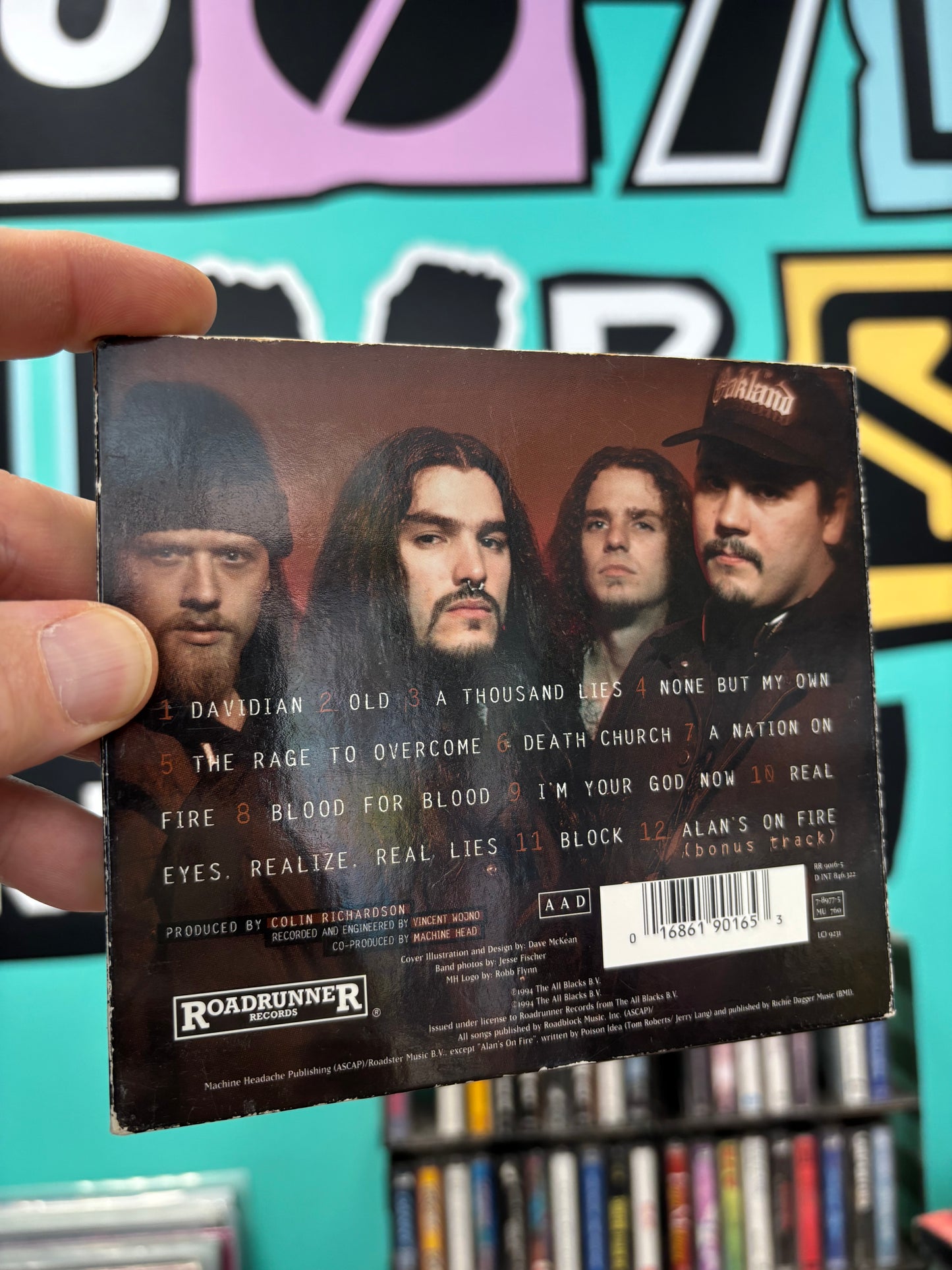 Machine Head: Burn My Eyes, CD, Numbered, Digipak, Roadrunner Records, Europe 1994