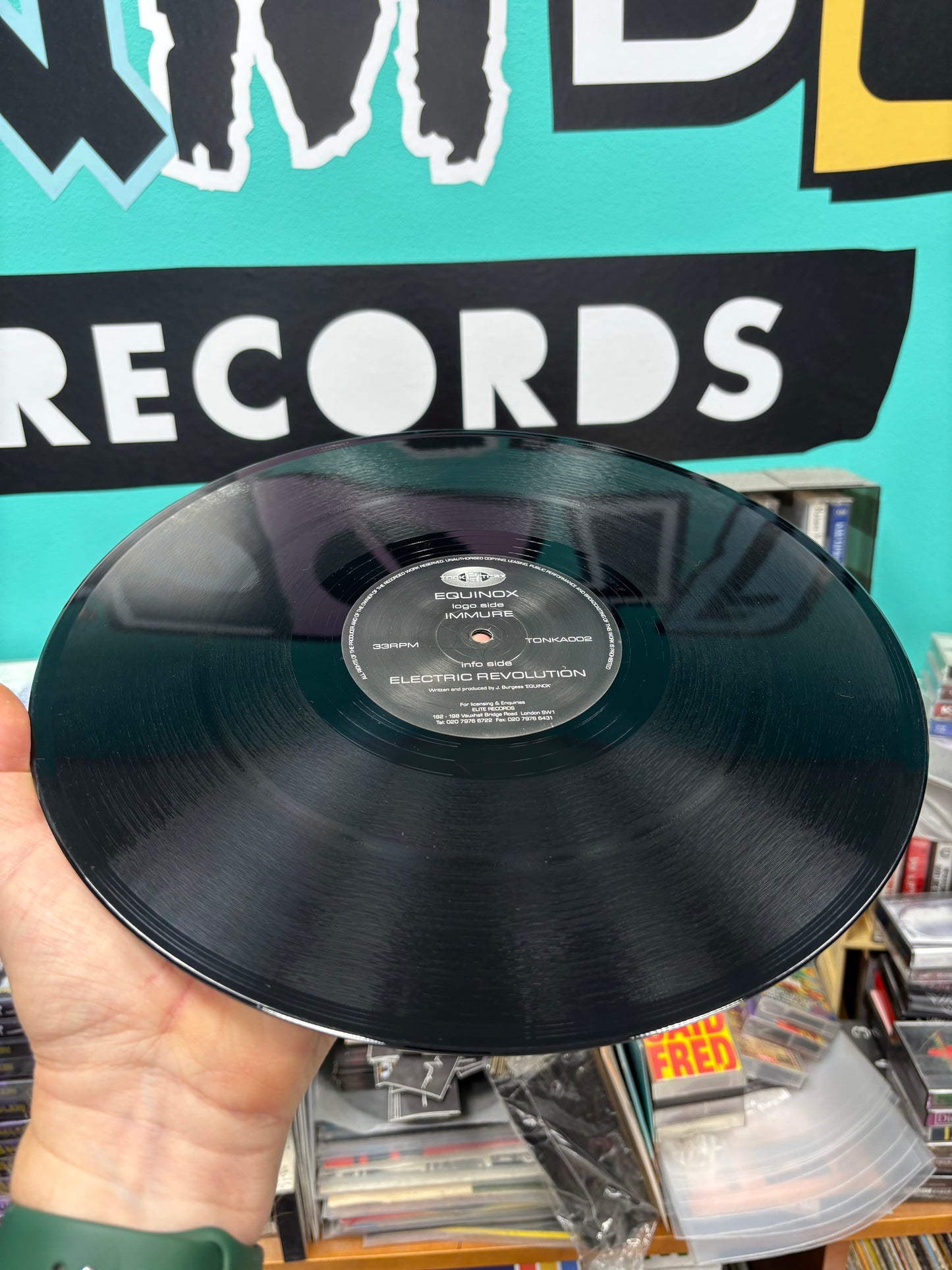 Equinox: Immure/Electric Revolution, 12inch, Only pressing, Tonka Trax, UK 2001
