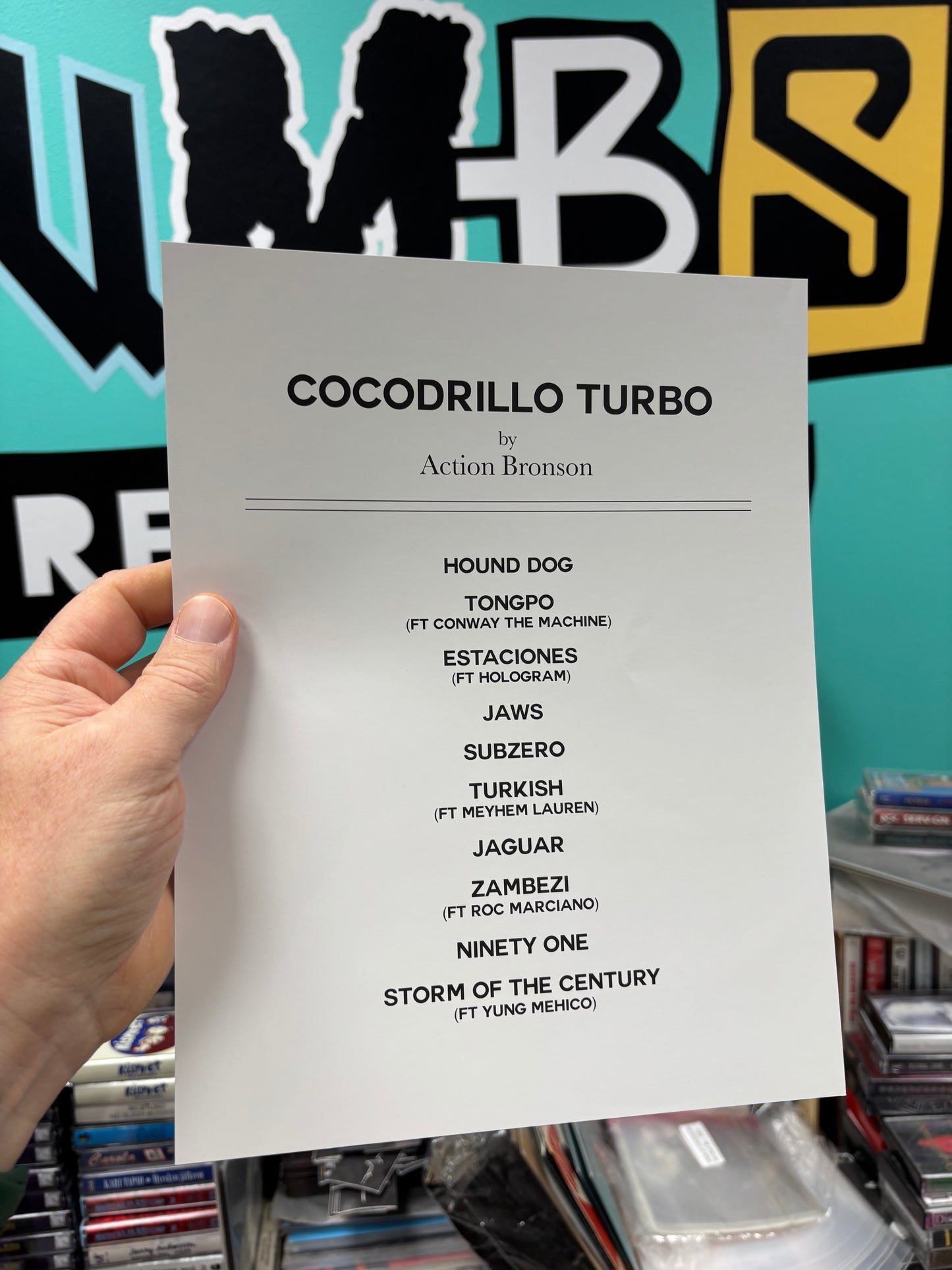Action Bronson: Cocodrillo Turbo, LP, Blue vinyl, Loma Vista, Europe 2022