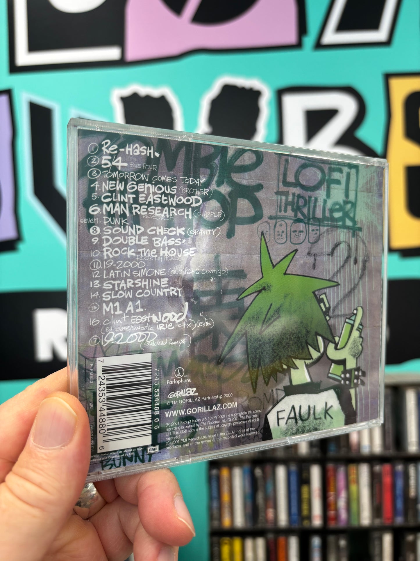 Gorillaz: Gorillaz, CD, Enhanced, Parlophone, Europe 2001