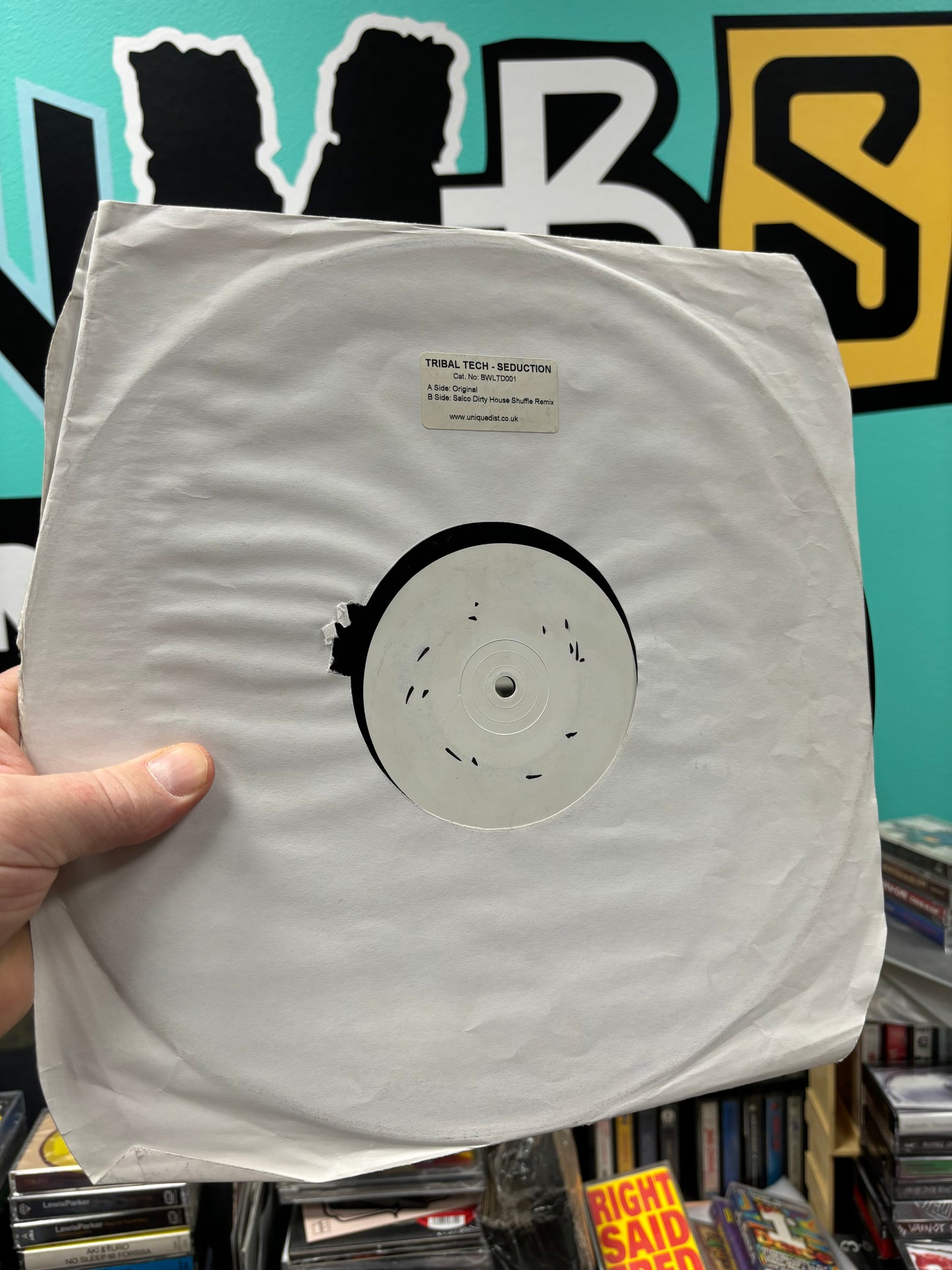 Tribal Tech: Seduction, 12inch, Only pressing, White label, Black & White Records