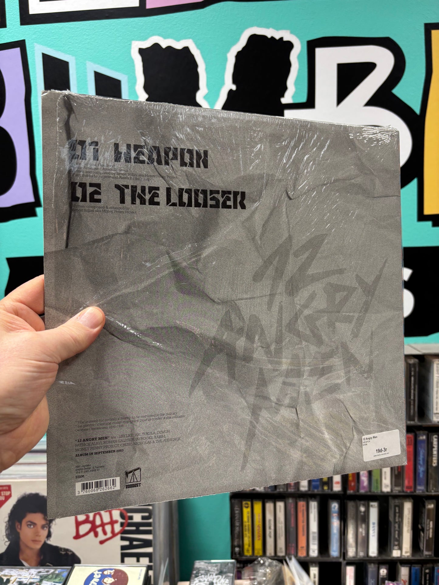 12 Angry Men: Weapon, 12inch, Only pressing, 20000st, France 2003