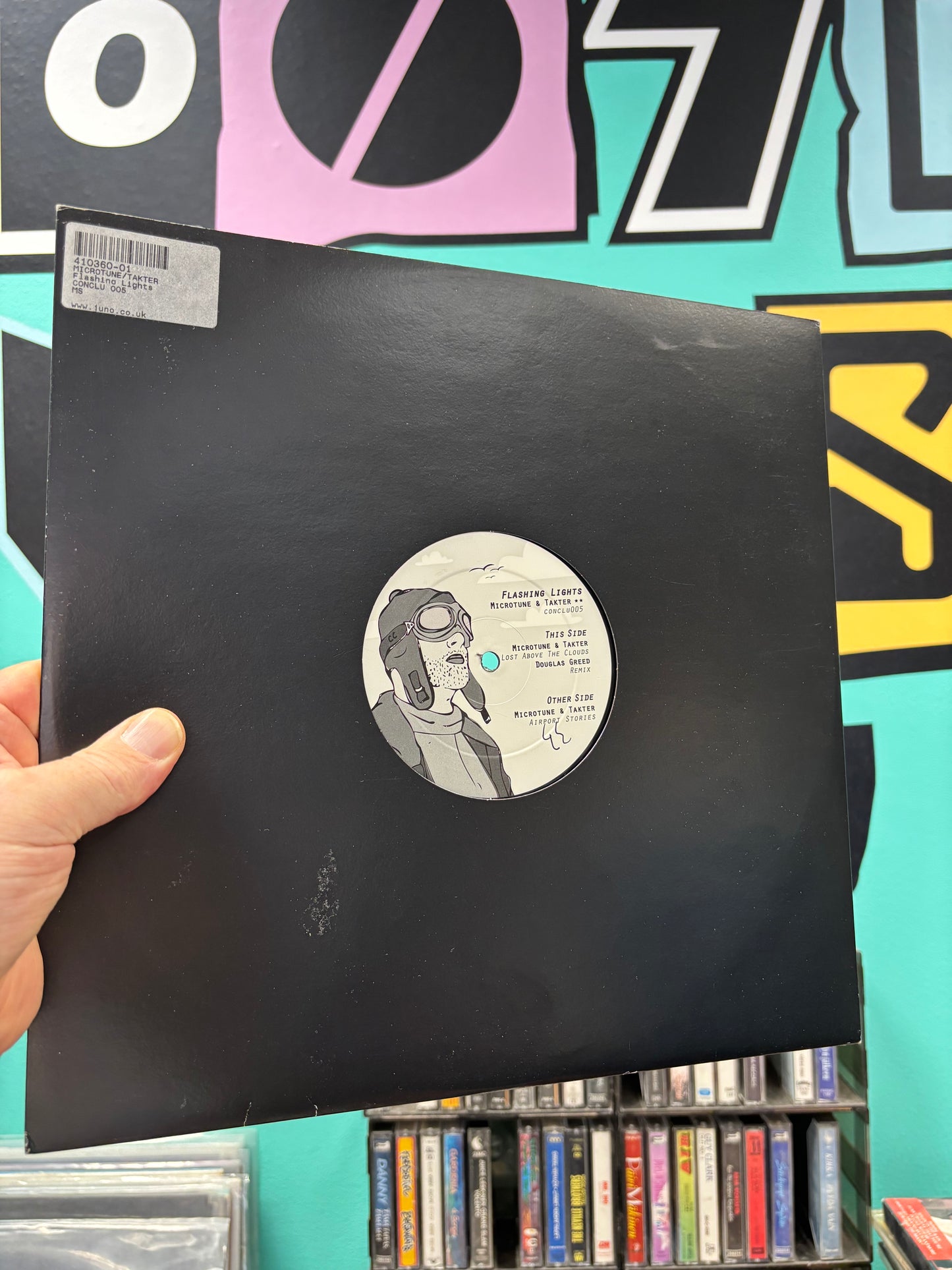 Microtune & Takter: Flashing Lights, 12inch, Only pressing, Concorde Club Recordings, Germany 2010