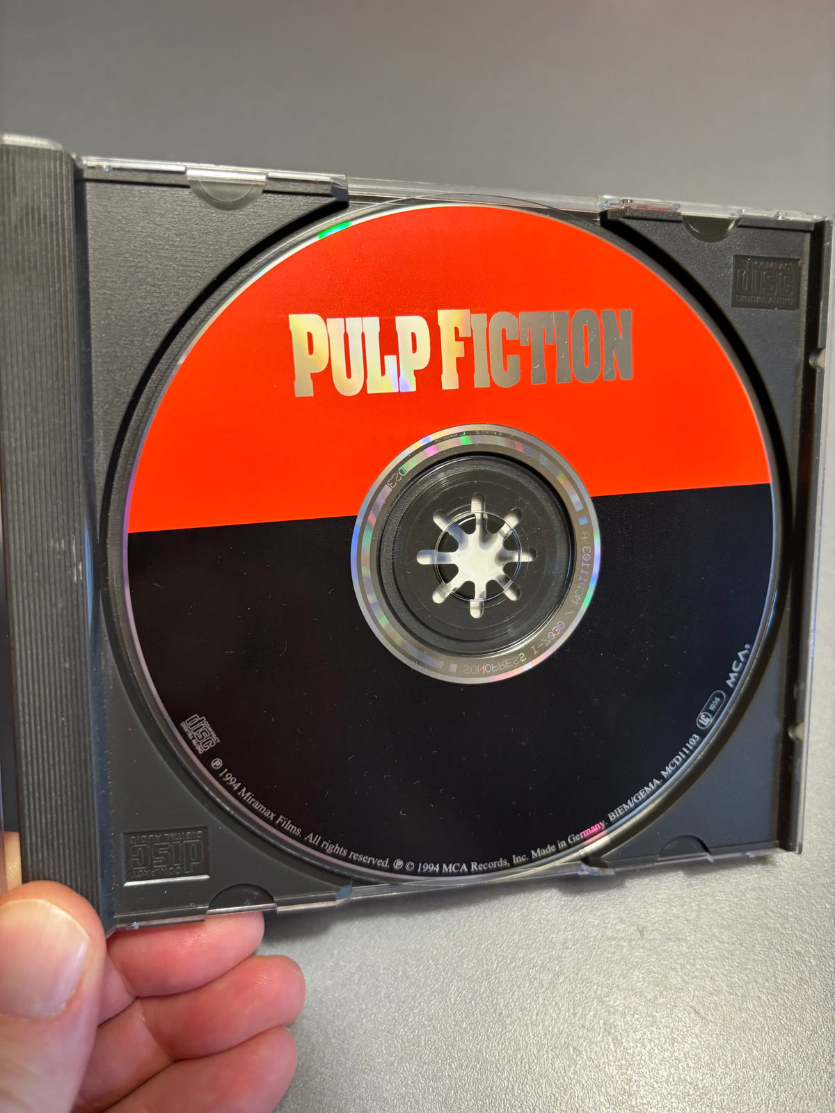 Pulp Fiction - Music From The Motion Picture, CD, MCA Records, Europe 1994