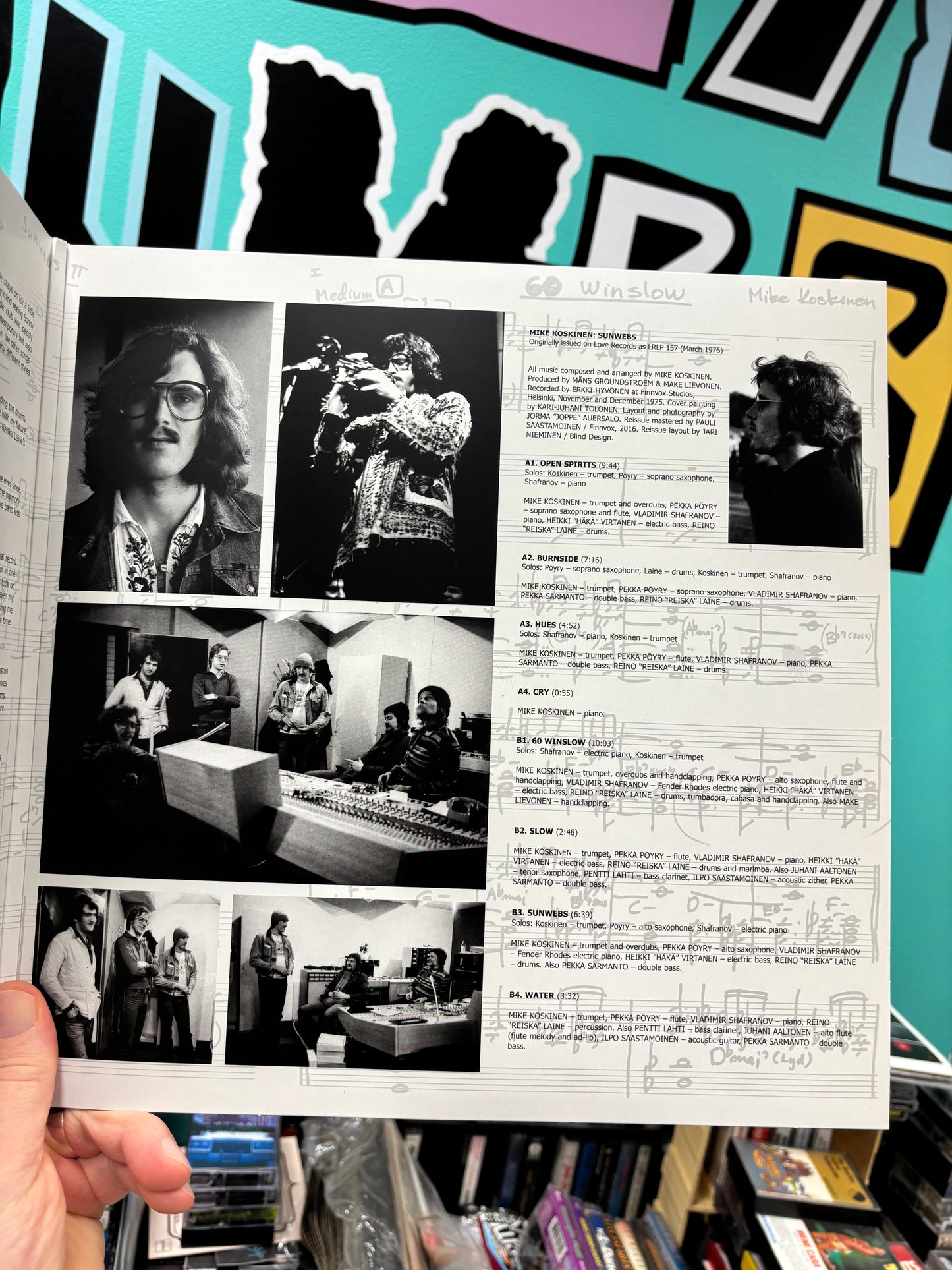 Mike Koskinen: Sunwebs, LP, gatefold, reissue, Limited Edition, Svart Records, Svart Jazz, Finland 2016