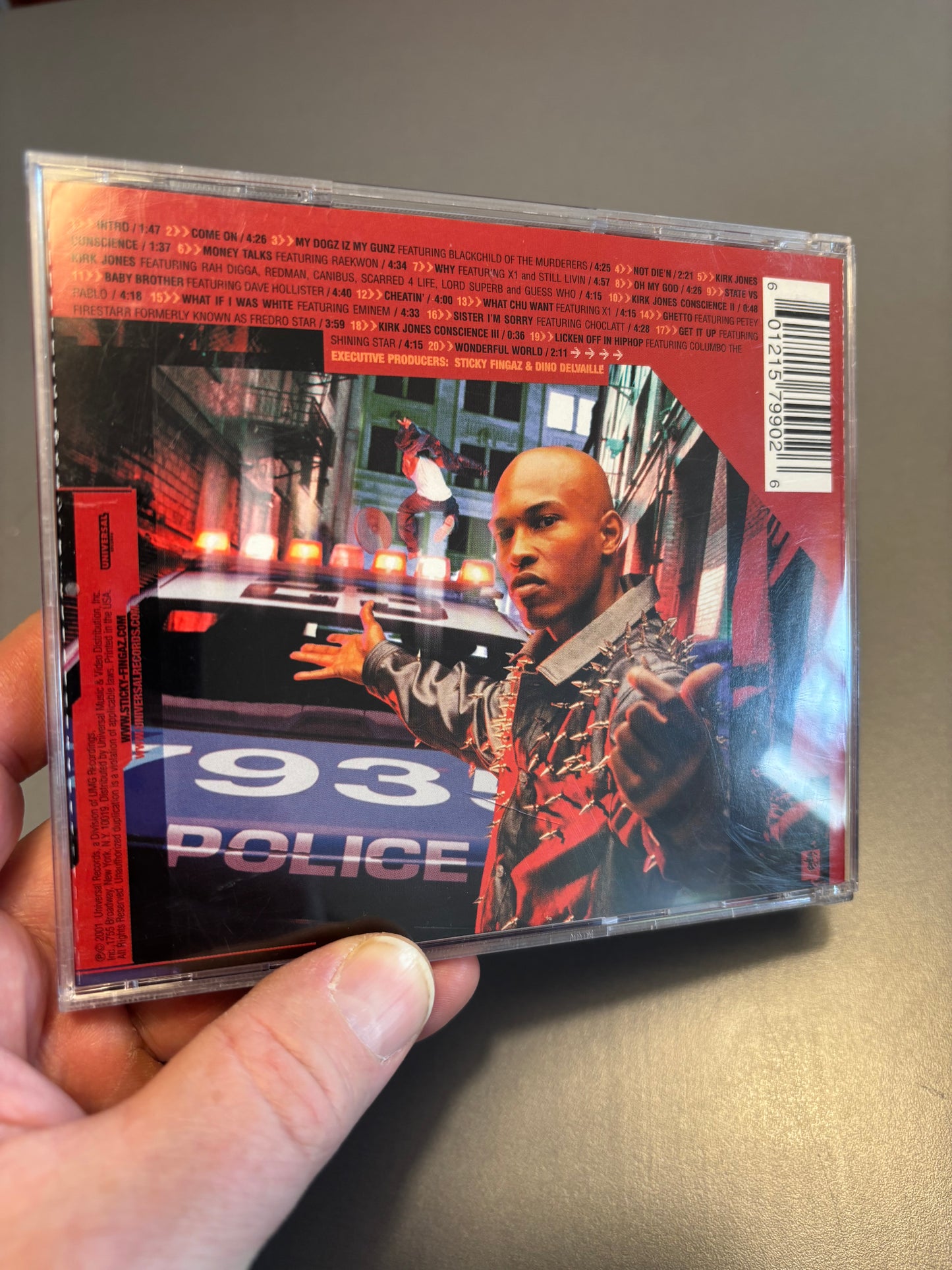 Sticky Fingaz: [Black Trash] The Autobiography Of Kirk Jones, CD, 1st pressing, Universal Records, US 2001