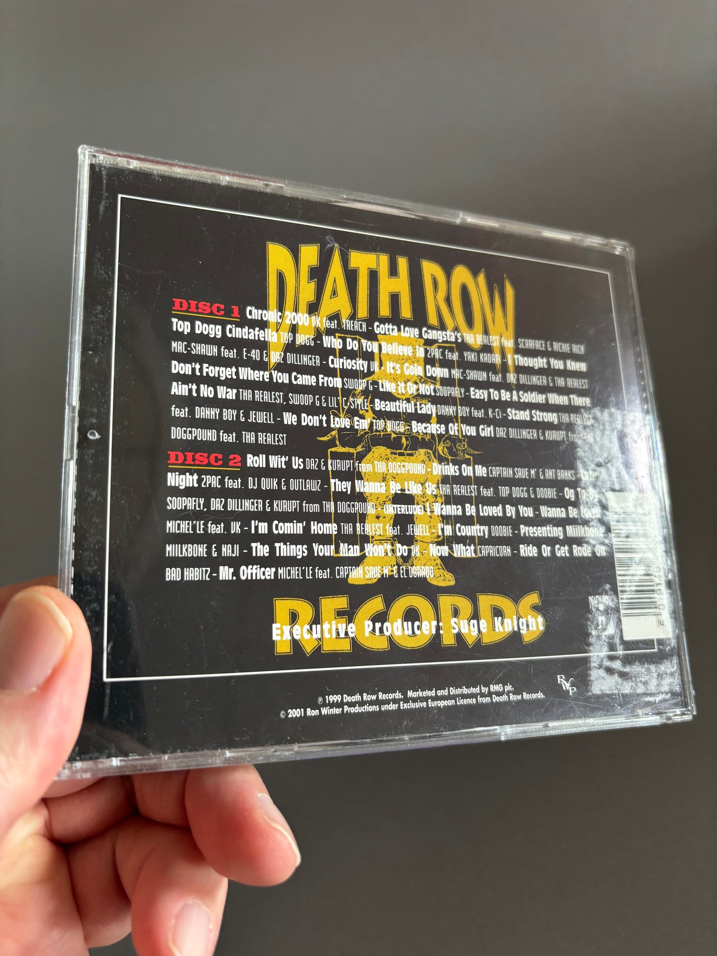Suge Knight Represents: Chronic 2000, 2CD, reissue, compilation, Death Row Records, Ron Winter Productions, UK 2001