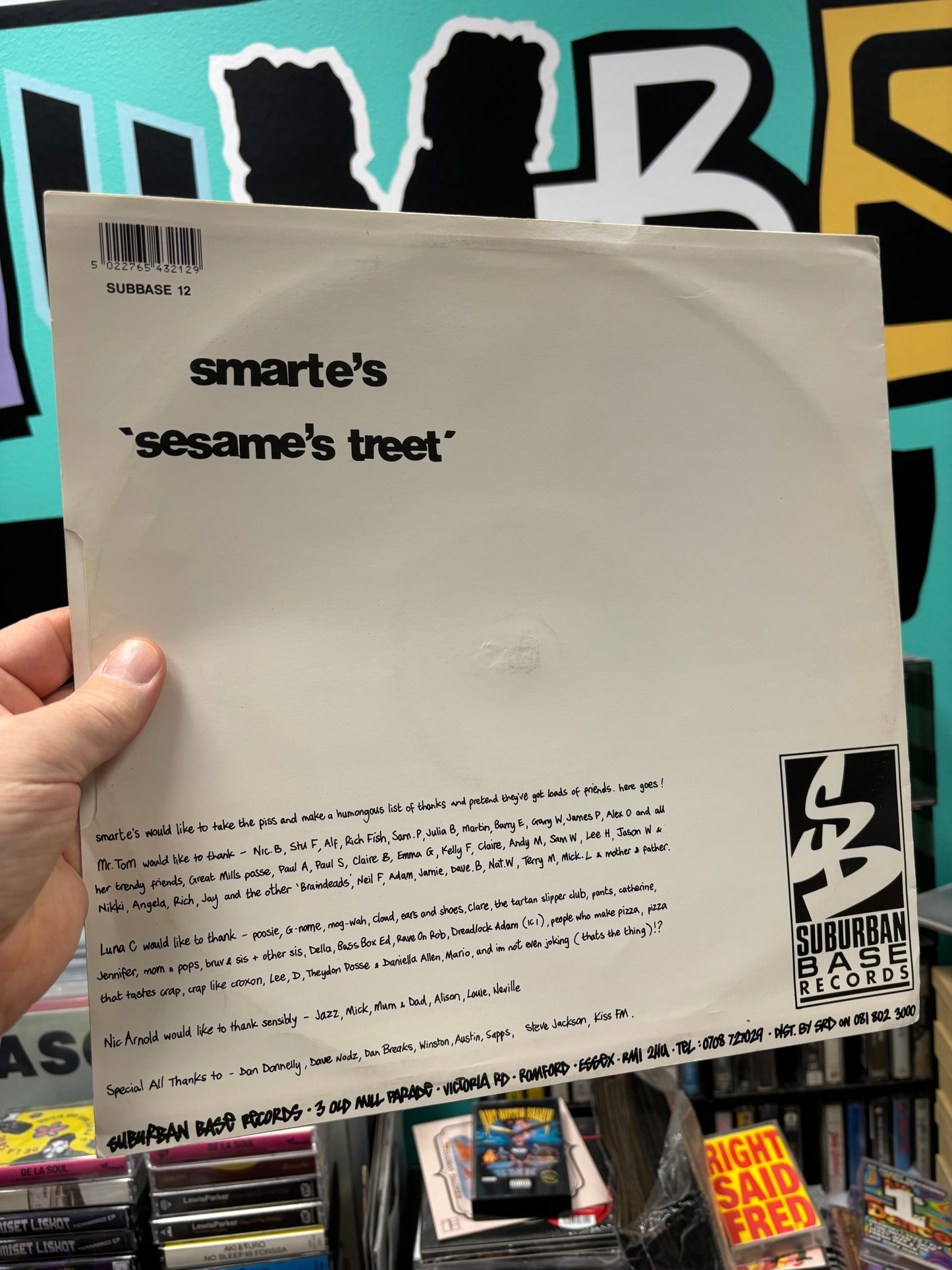 Smarte’s: Sesame’s Treet, 12inch, reissue, Suburban Base Records, UK 1992