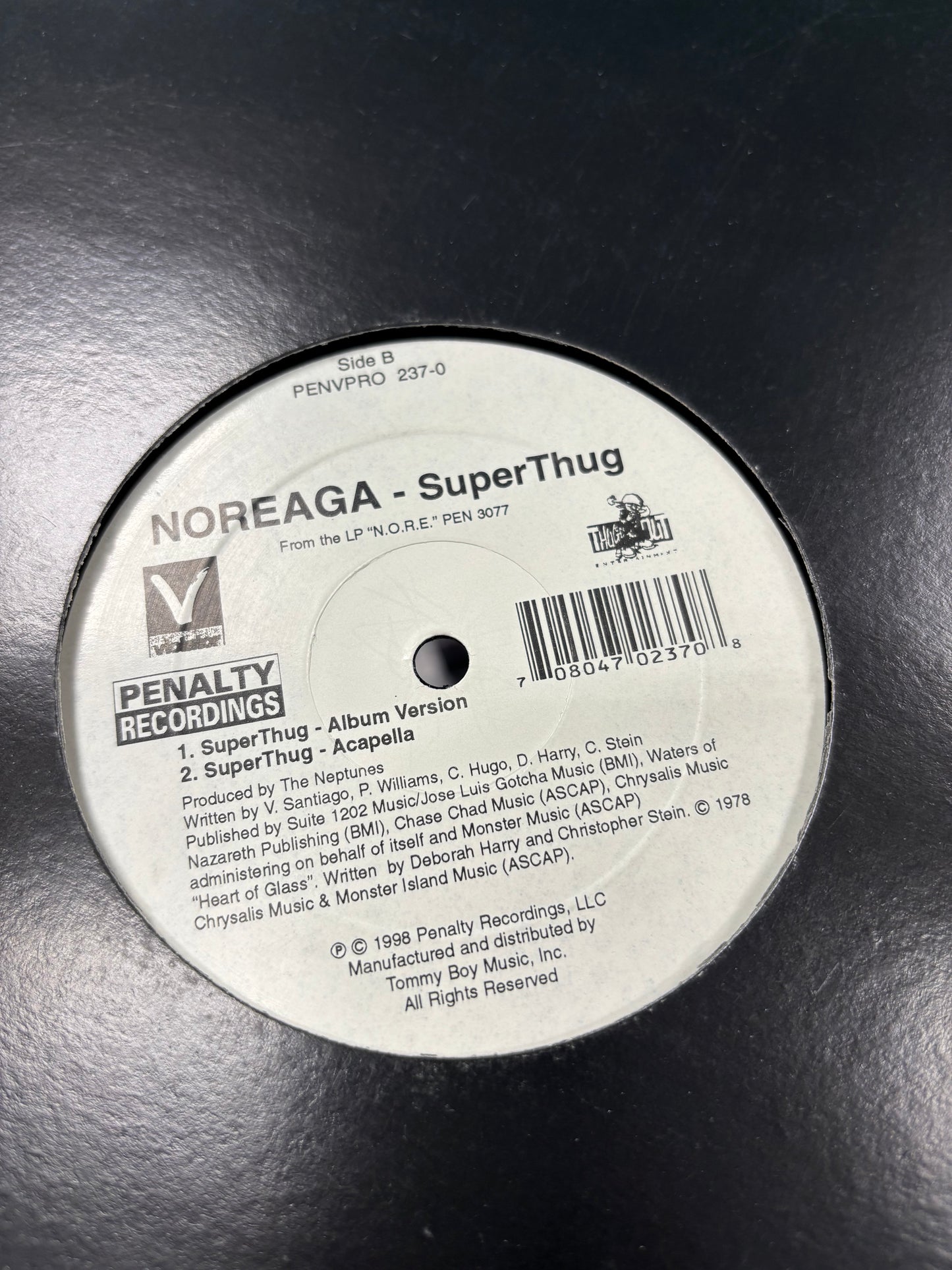Noreaga: SuperThug, 12inch, Promo, Penalty Recordings, Violator, Thugged Out Entertainment, US 1998