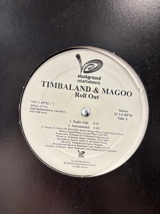 Timbaland & Magoo: Roll Out, 12inch, promo, Blackground Entertainment, US 2000