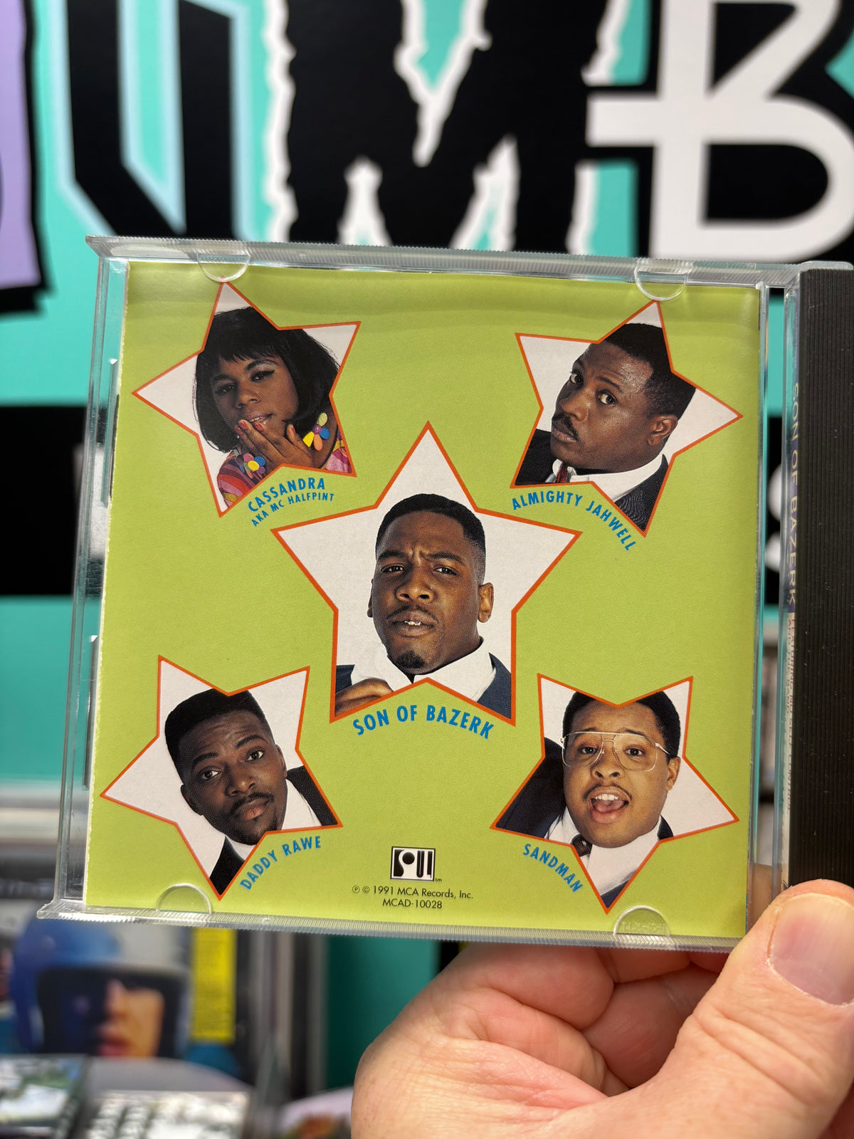 Son Of Bazerk featuring No Self Control And The Band: Bazerk Bazerk Bazerk, CD, 1st pressing, Soul, US 1991