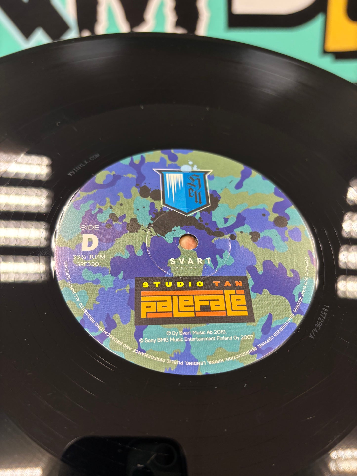 Paleface: Studio Tan, 2LP, gatefold, reissue, Limited Edition, Svart Records, Finland 2019