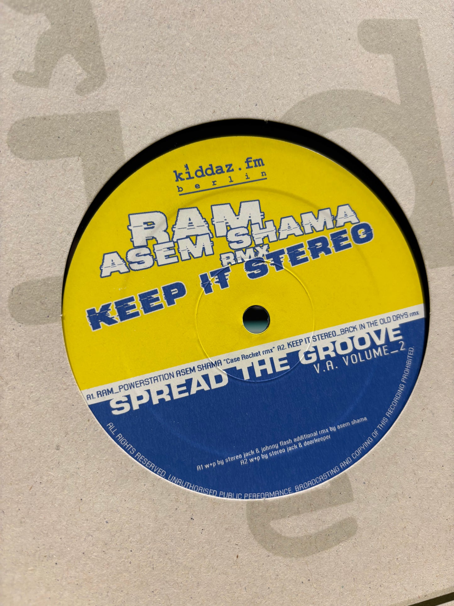 Spread The Groove Volume 2, 12inch, Only pressing, Kiddaz.fm, Germany 2002