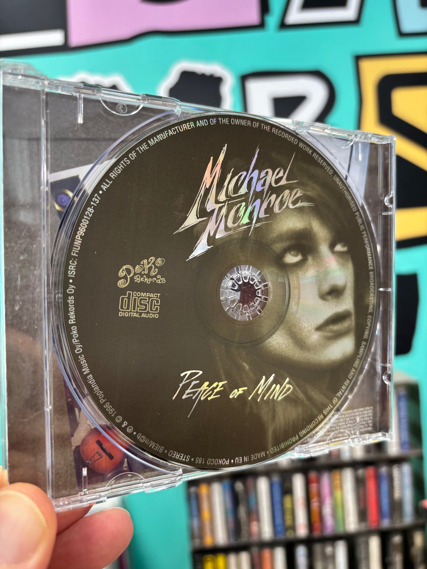 Michael Monroe: Peace Of Mind, CD, repress, IMS pressing, Poko Rekords, Finland year?