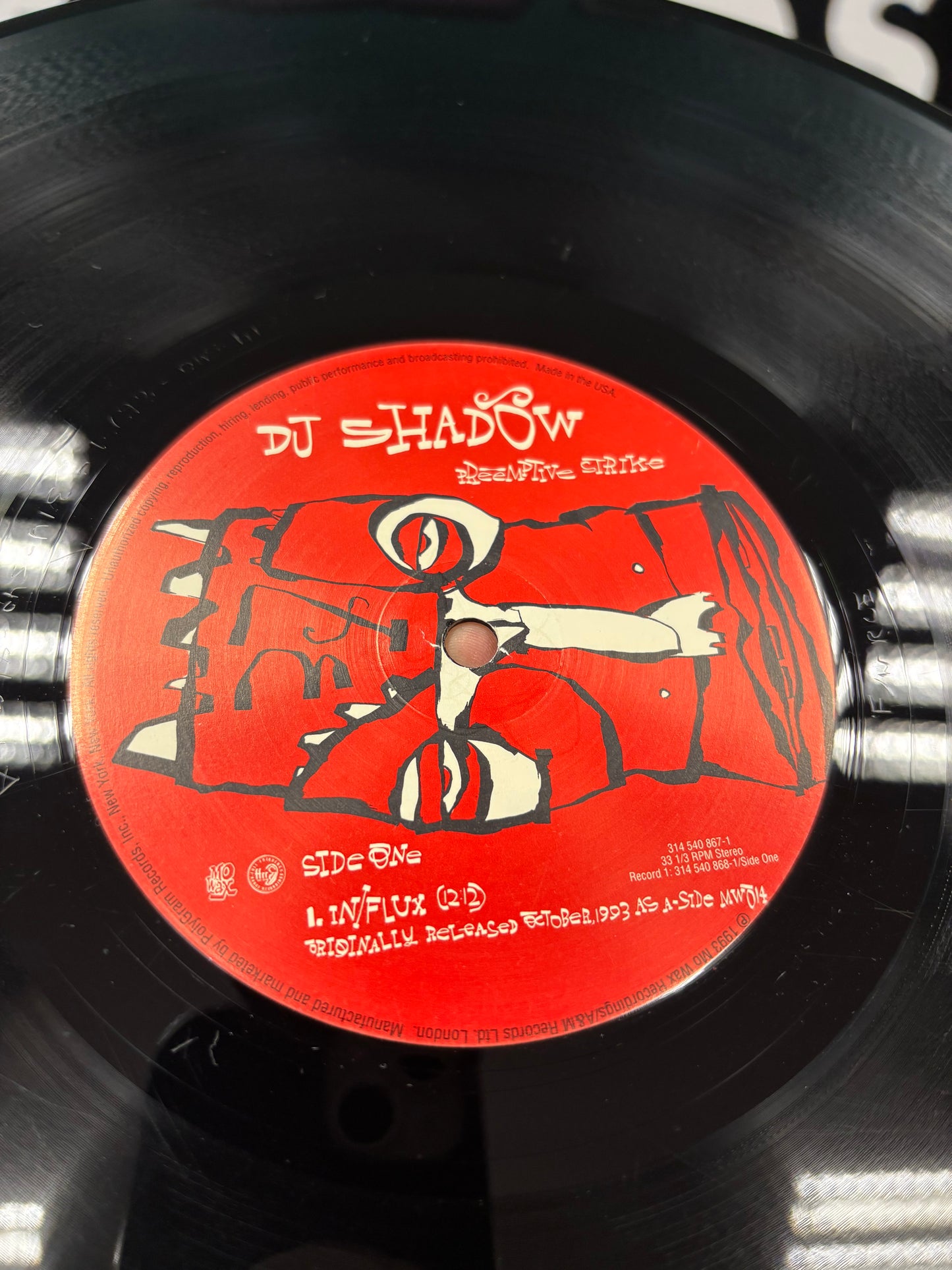 DJ Shadow: Preemptive Strike, 2LP, gatefold, OG pressing, compilation, Limited Edition, Mo Wax, FFRR, US 1998
