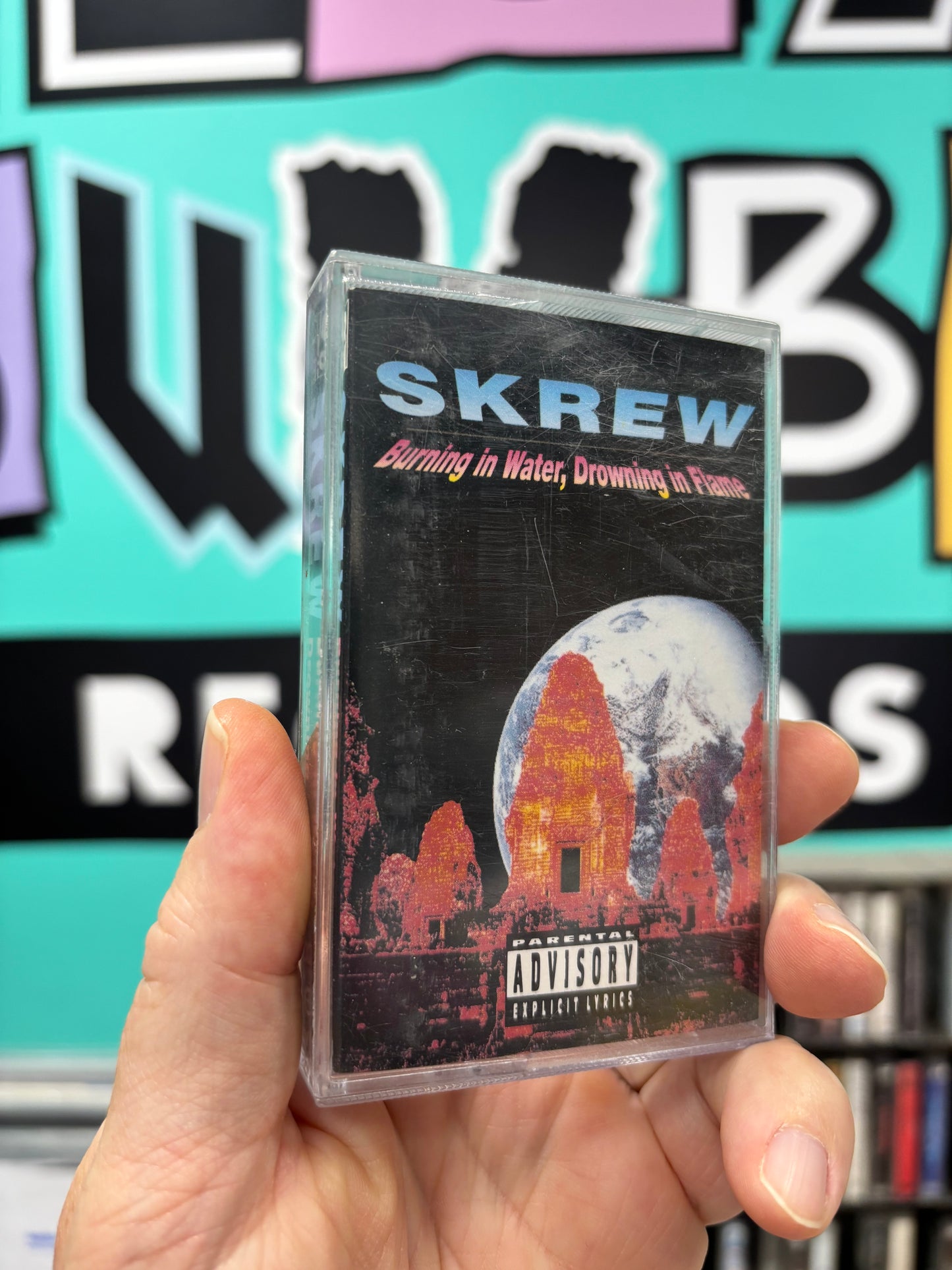 Skrew: Burning in Water, Drowning in Flame, cassette, Devotion, UK 1992