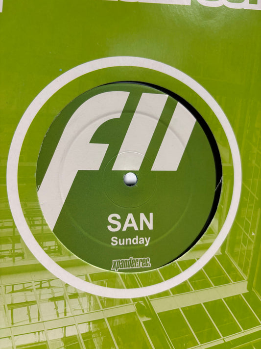 SAN: Sunday, 12inch, Only official pressing, F2 Recordings, Netherlands 2004