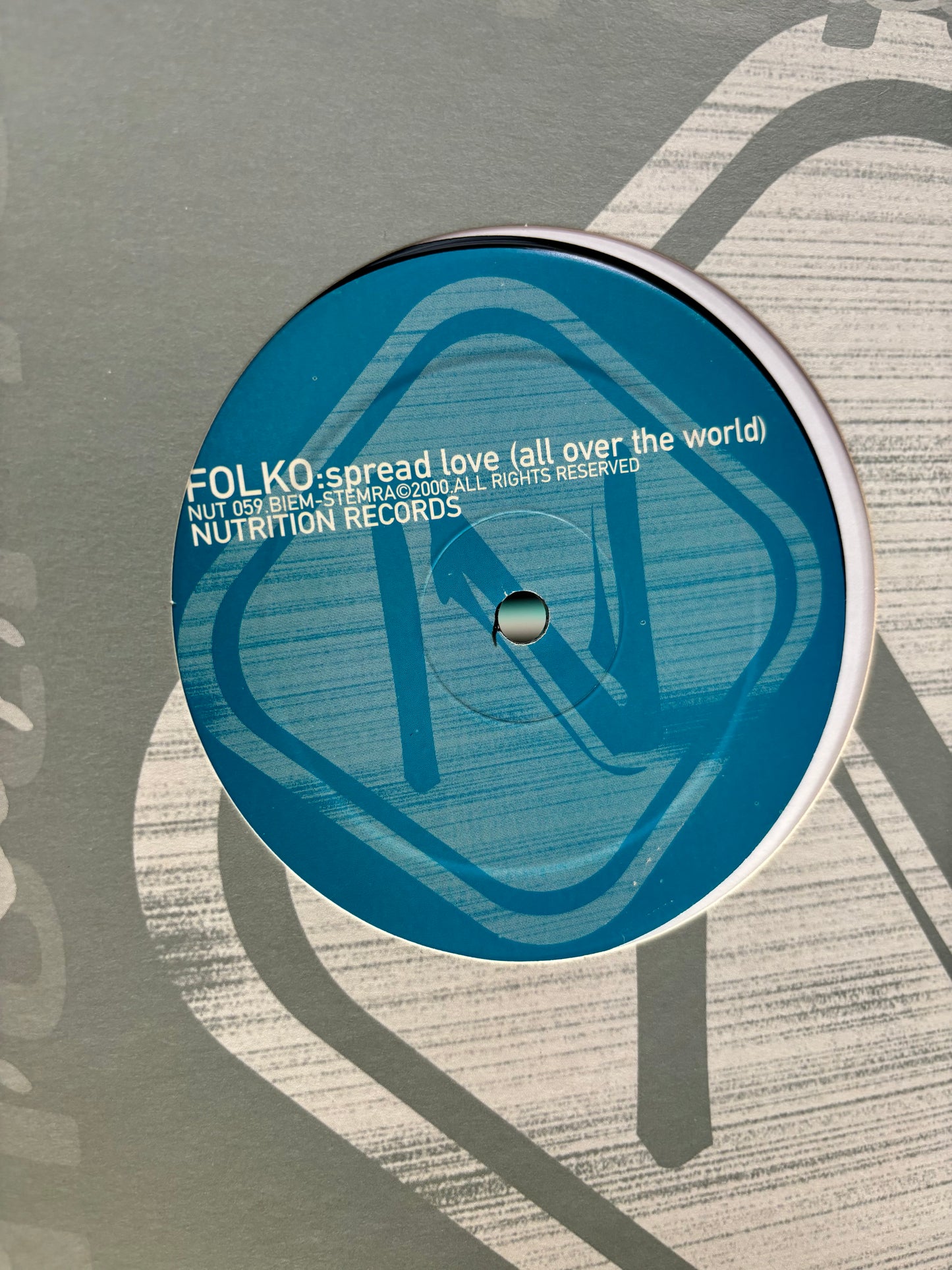 Folko: Spread Love (All Over The World), 12inch, Only official pressing, Nutrition, Netherlands 2000