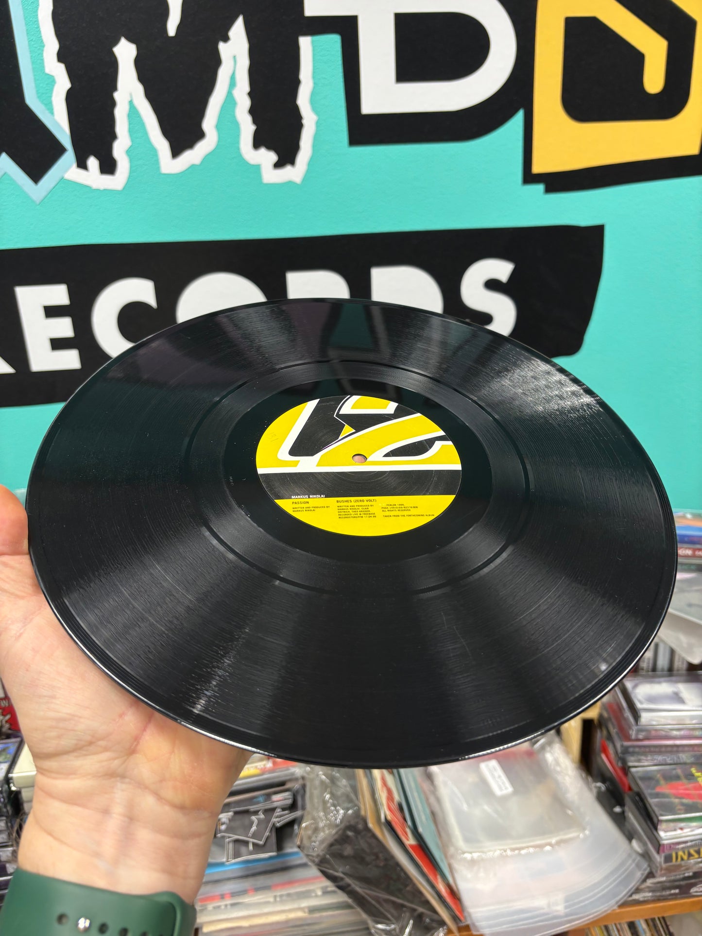 Markus Nikolai: Passion/Bushes, 12inch, 1st pressing, Perlon, Germany 1999