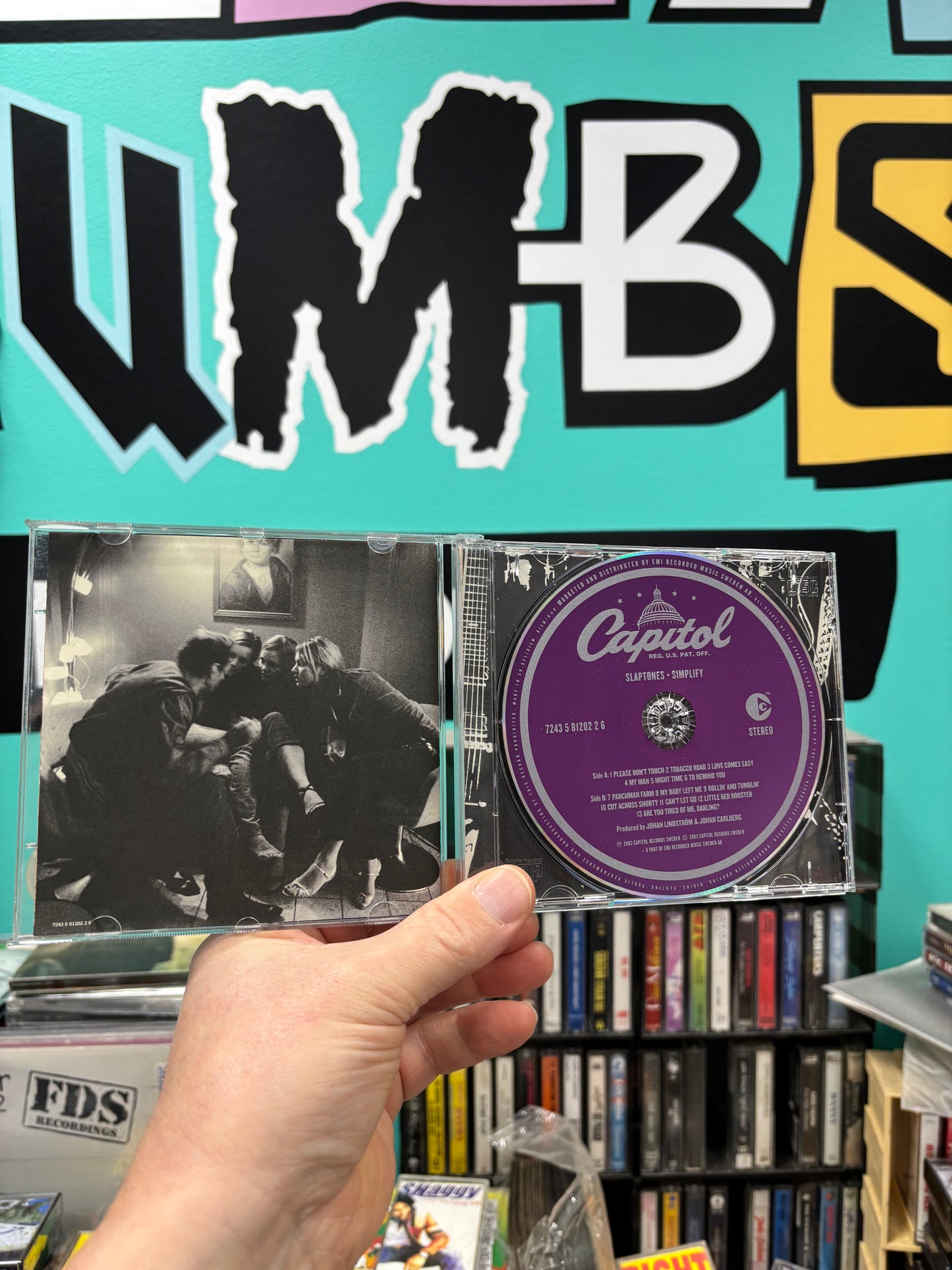 Slaptones: Simplify, CD, Only CD pressing, Capitol Records, Sweden 2003
