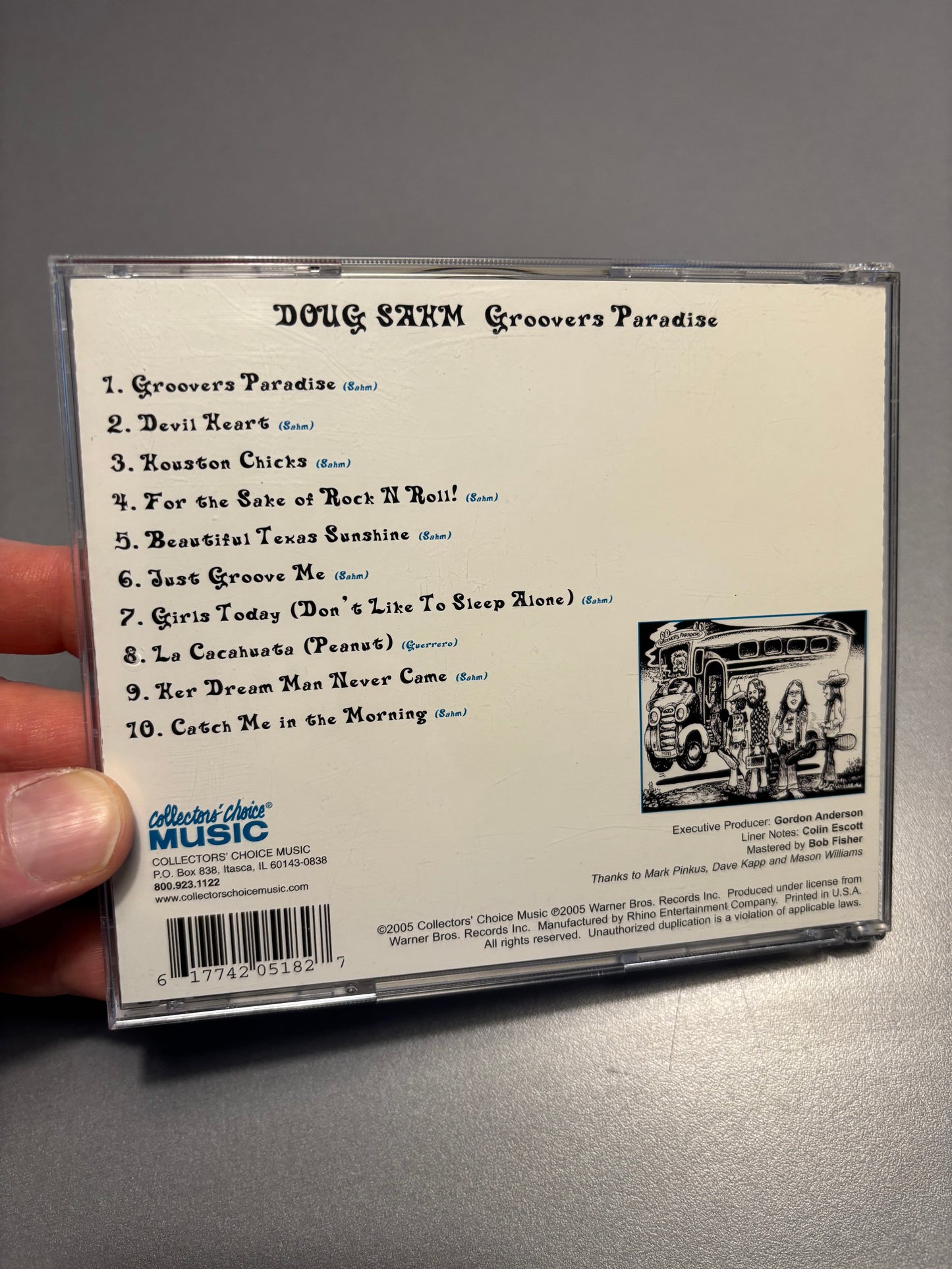 Doug Sahm: Groovers Paradise, CD, reissue, Collector’s Choice Music, US 2005