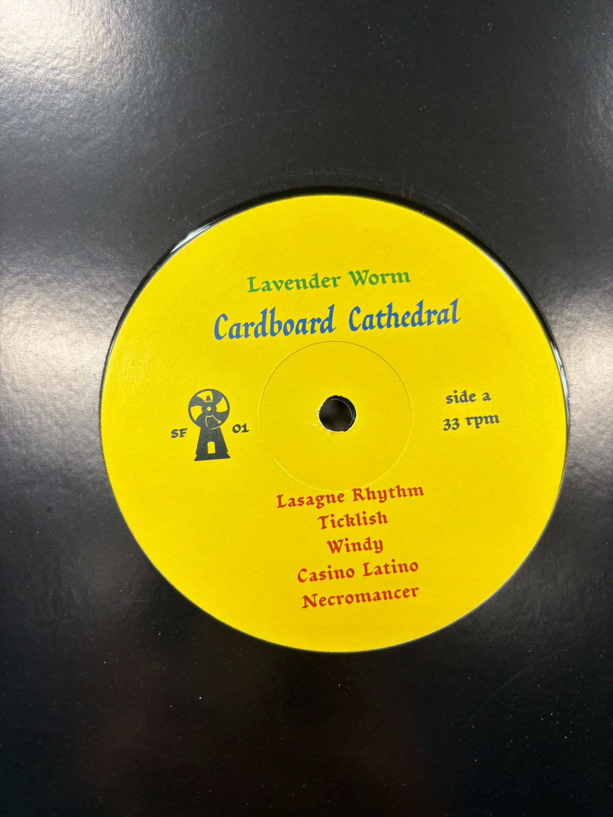 Lavender Worm: Cardboard Cathedral, LP, Only pressing, Server Farm, Finland 2019