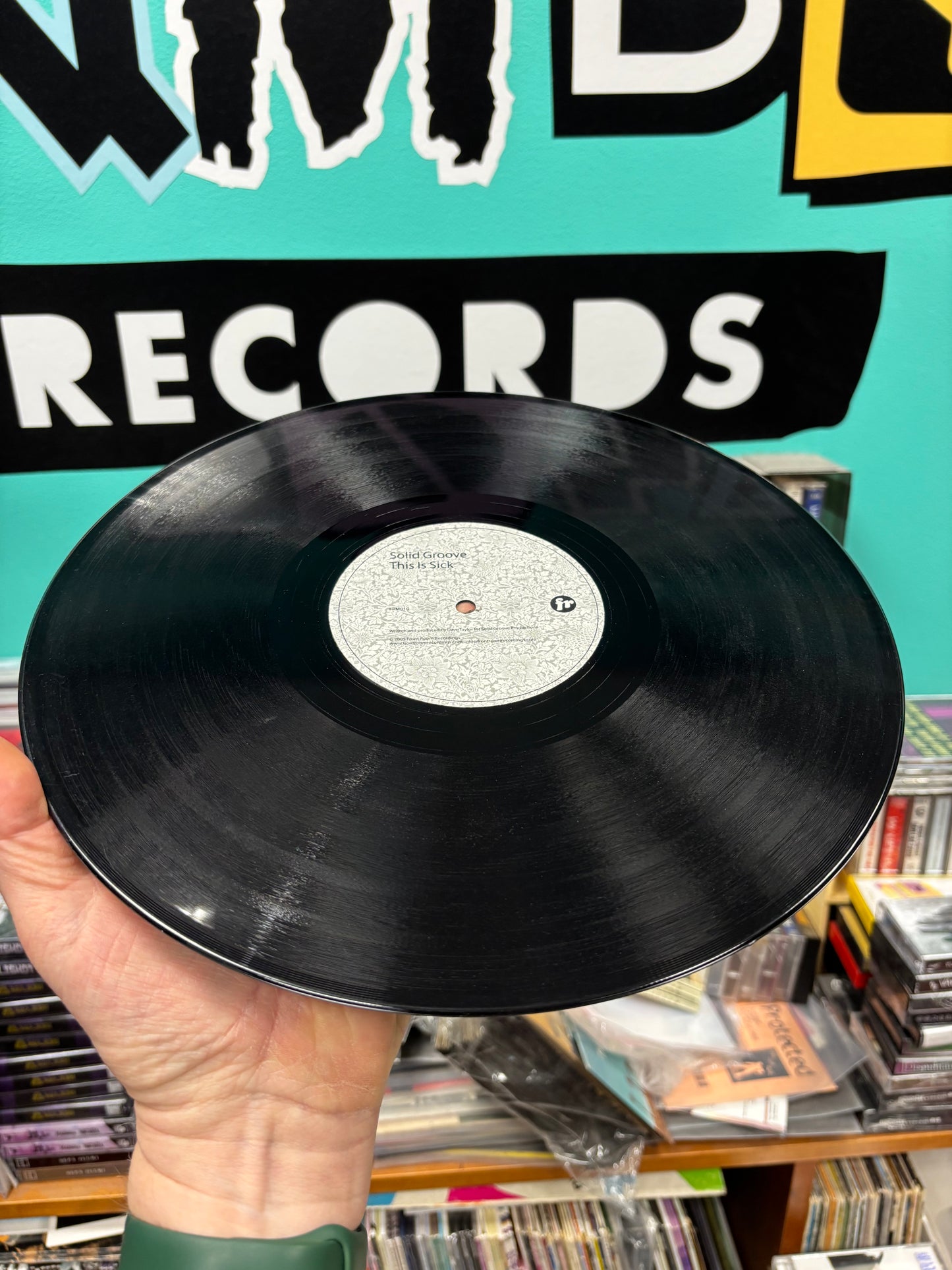 Solid Groove: This Is Sick, 12inch, repress, Single Sided, Front Room Recordings, UK 2007